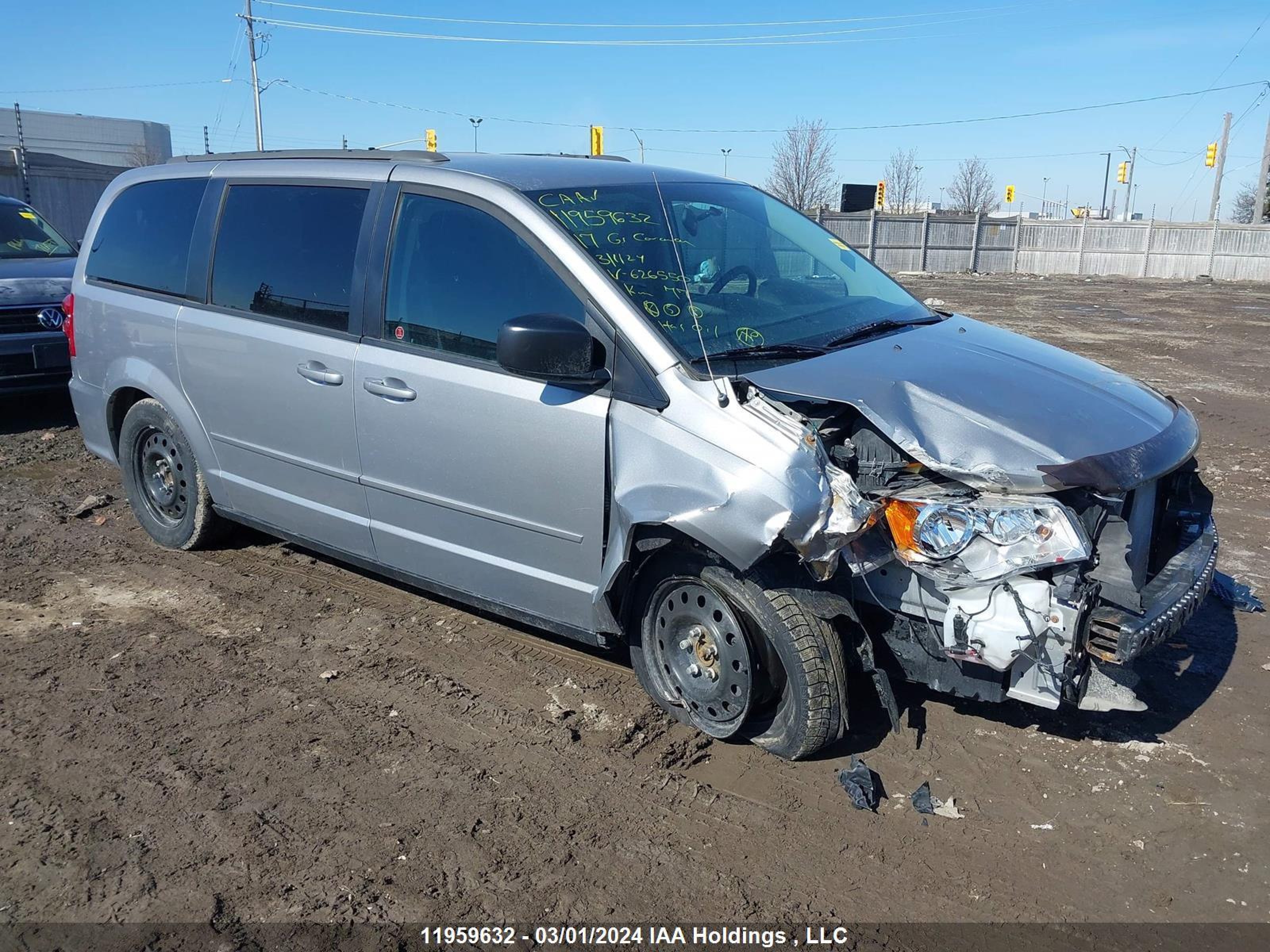 DODGE CARAVAN 2017 2c4rdgbg7hr626550