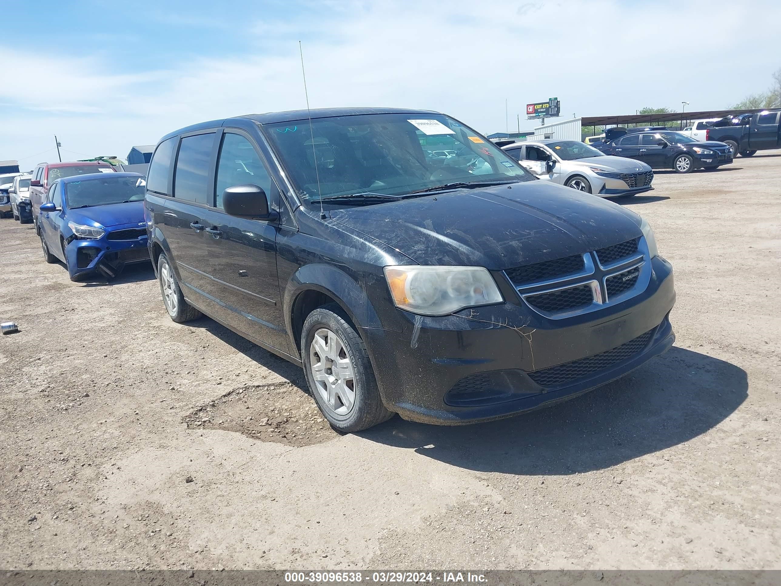 DODGE CARAVAN 2012 2c4rdgbg8cr148518