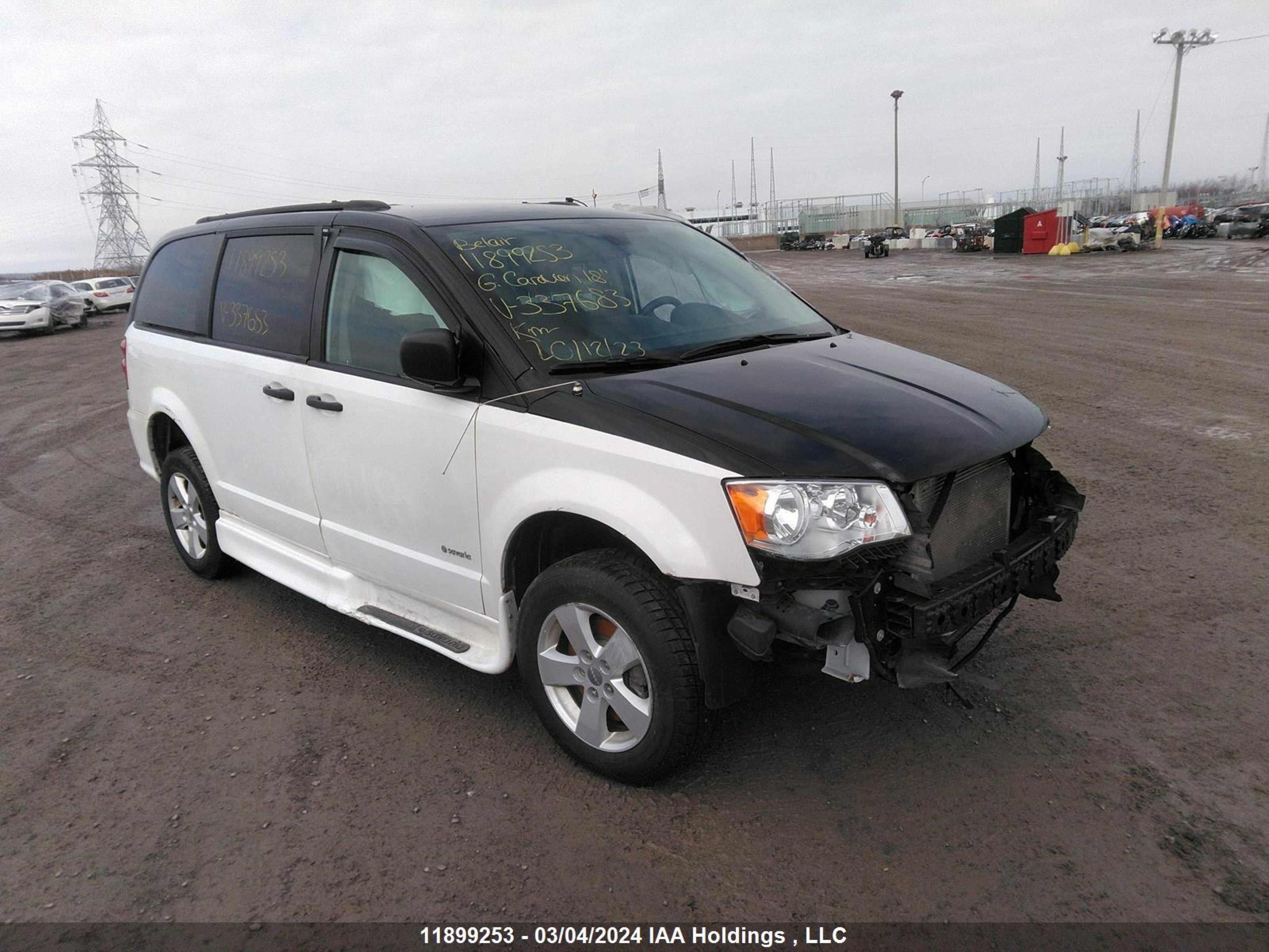 DODGE CARAVAN 2018 2c4rdgbg8jr337683