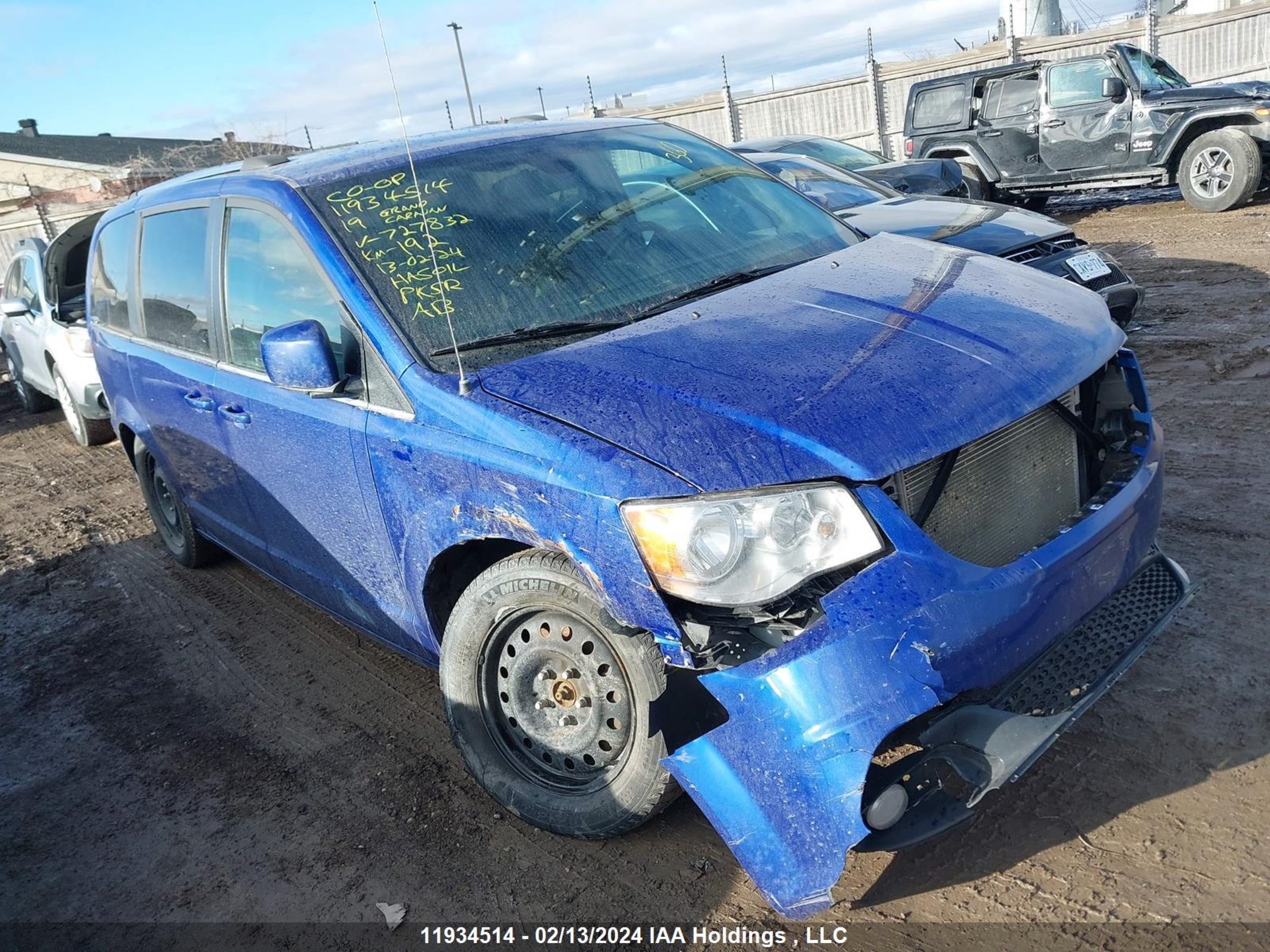 DODGE CARAVAN 2019 2c4rdgbg8kr727832