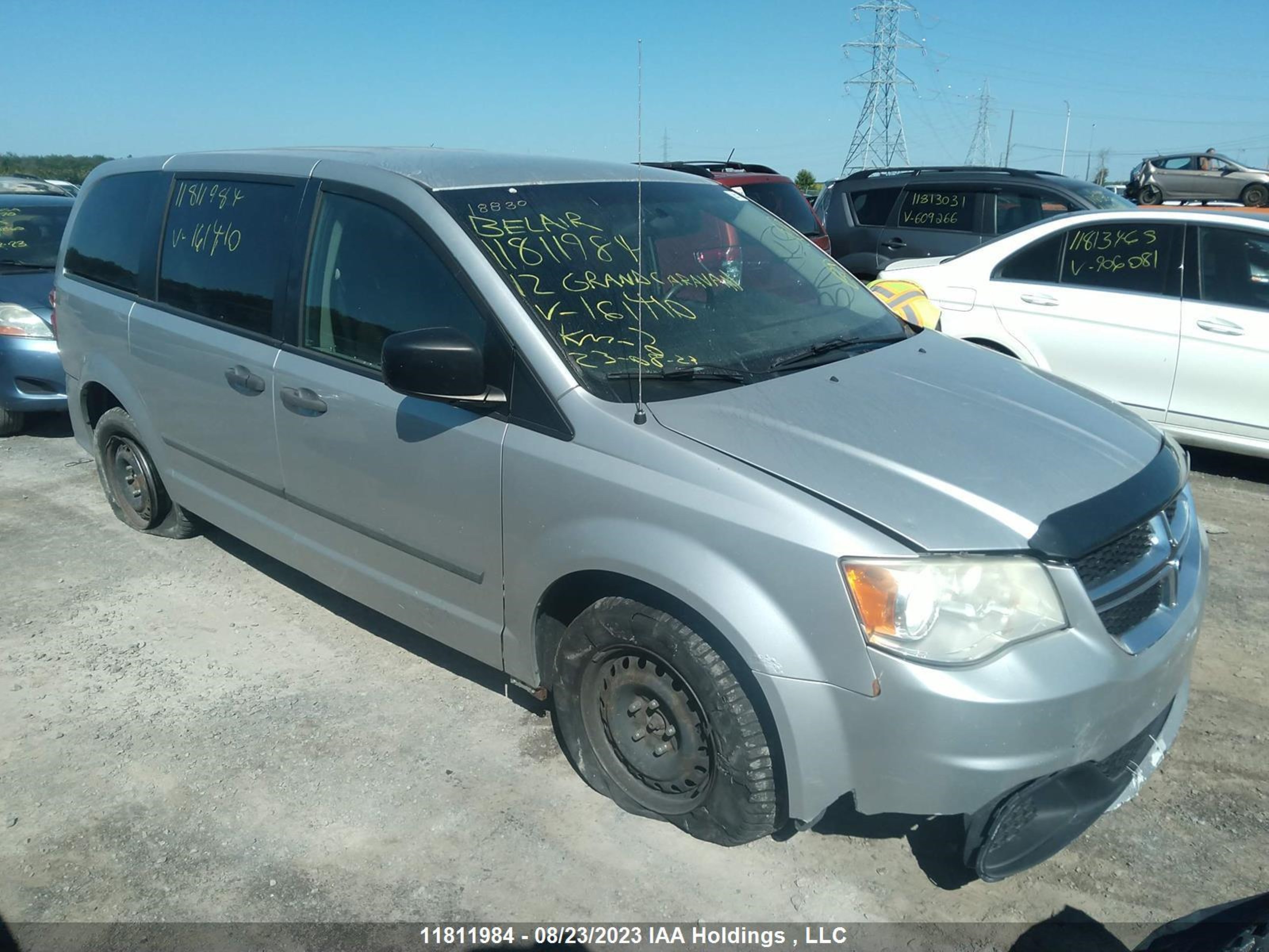 DODGE CARAVAN 2012 2c4rdgbg9cr161410