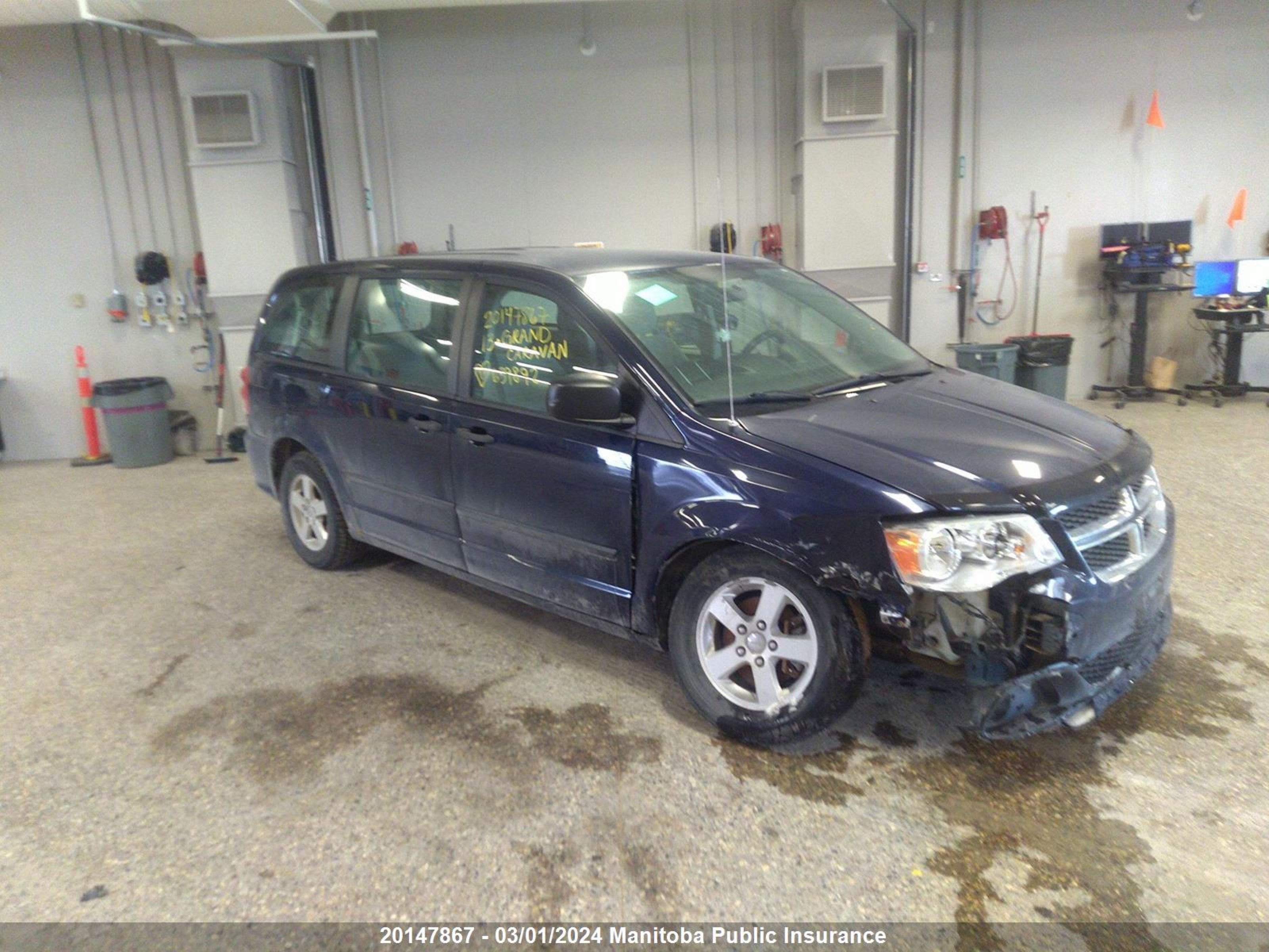 DODGE CARAVAN 2013 2c4rdgbg9dr639892