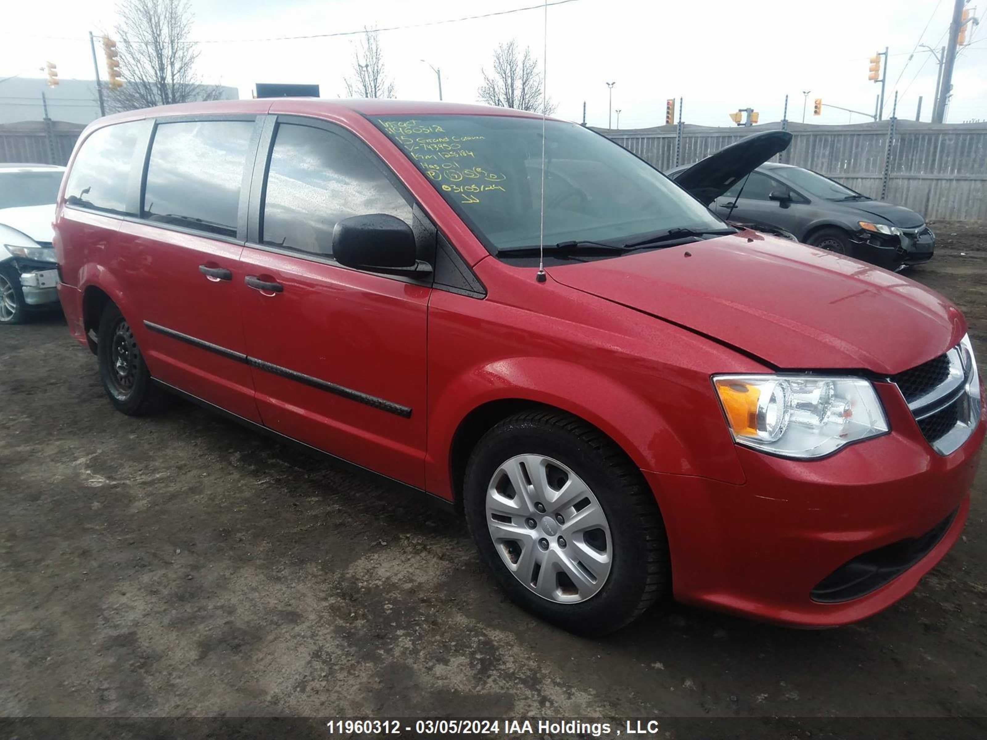 DODGE CARAVAN 2015 2c4rdgbg9fr743950