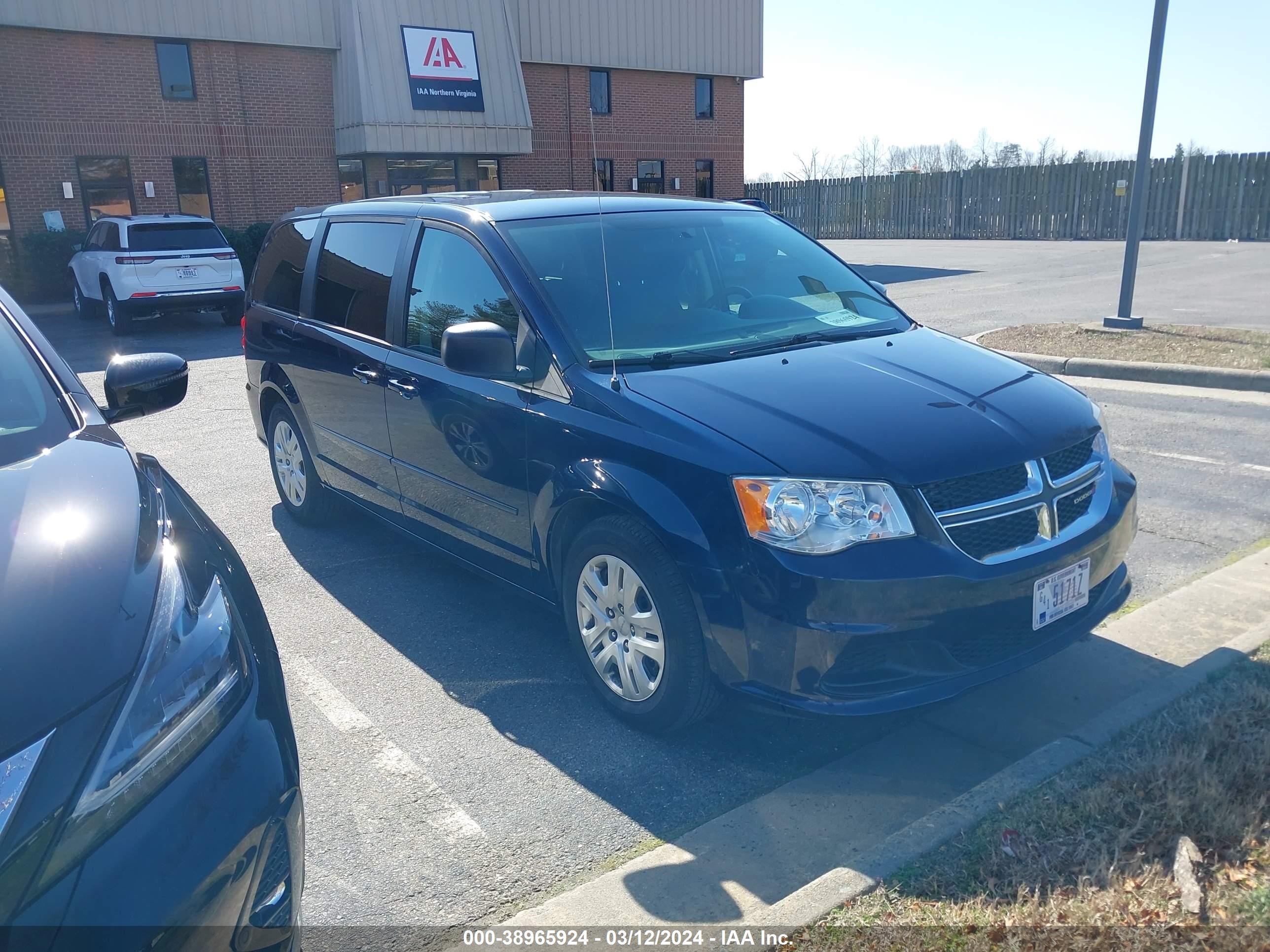 DODGE CARAVAN 2016 2c4rdgbg9gr105800