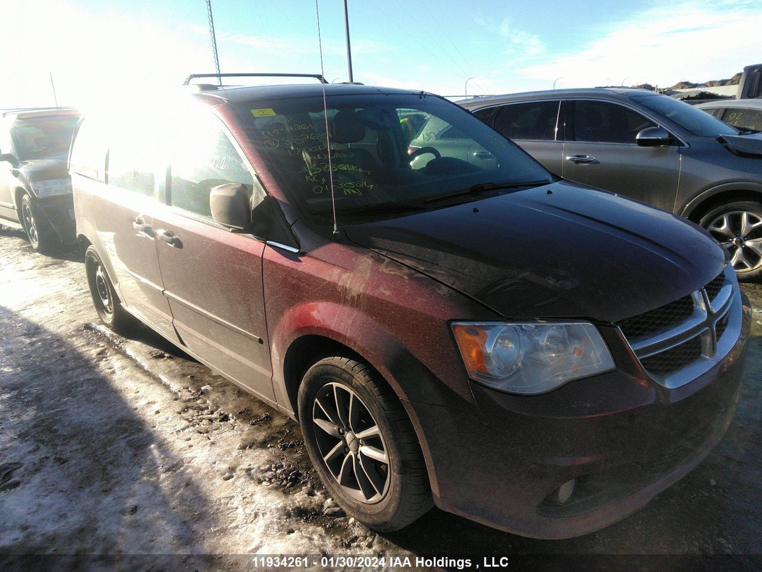 DODGE CARAVAN 2017 2c4rdgbg9hr882639