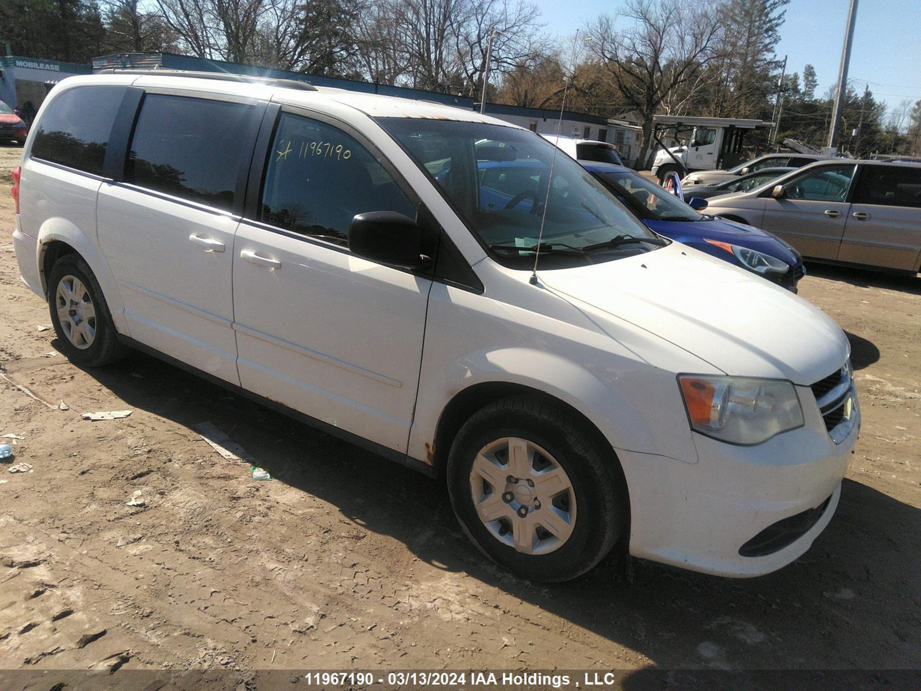 DODGE CARAVAN 2012 2c4rdgbgxcr102611