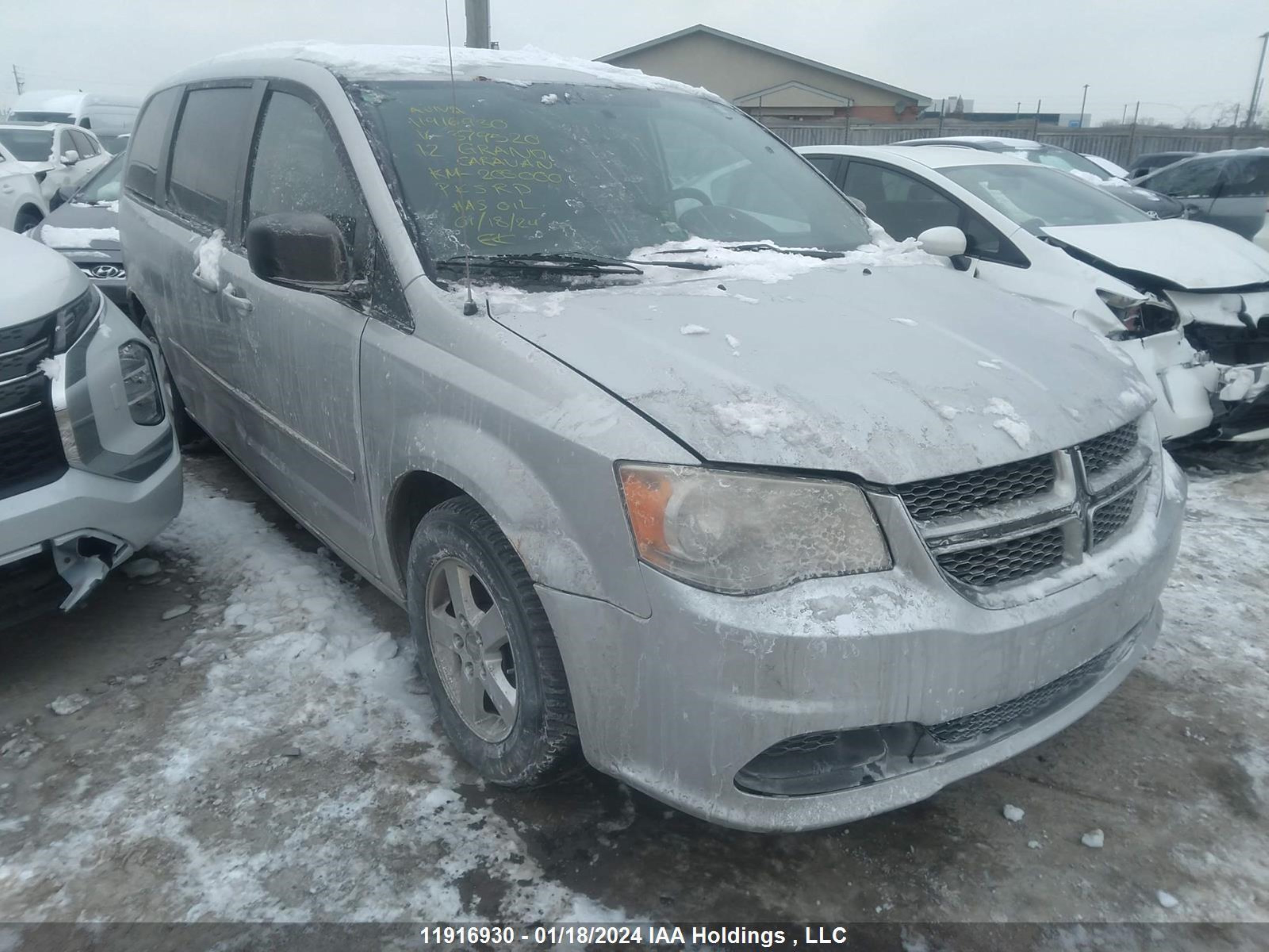 DODGE CARAVAN 2012 2c4rdgbgxcr379520