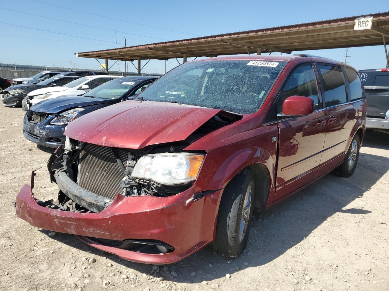 DODGE CARAVAN 2014 2c4rdgcg8er452062