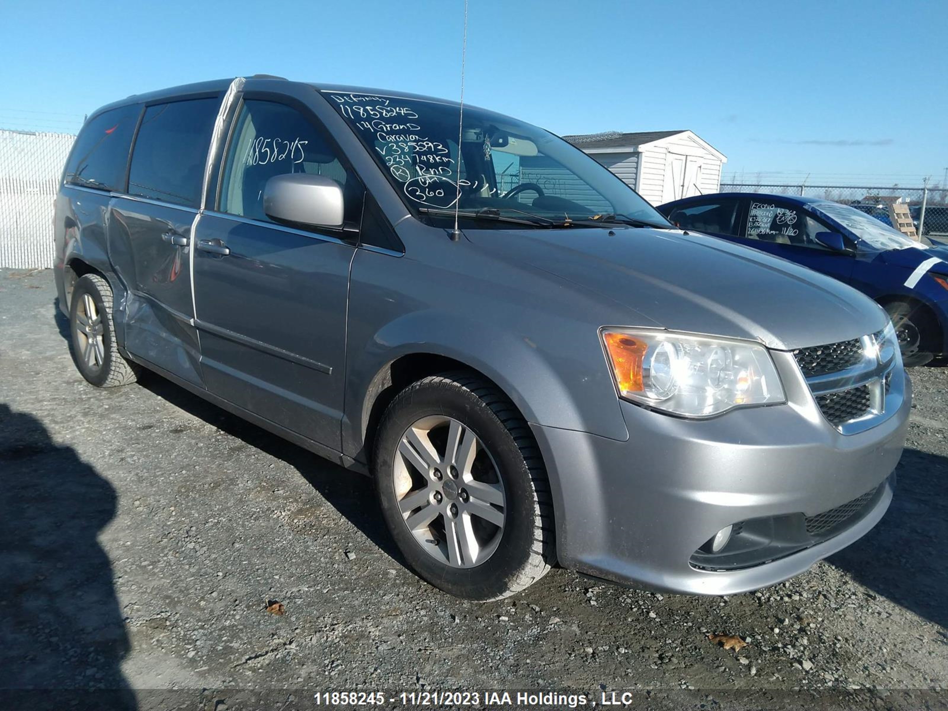 DODGE CARAVAN 2014 2c4rdgdg0er385293