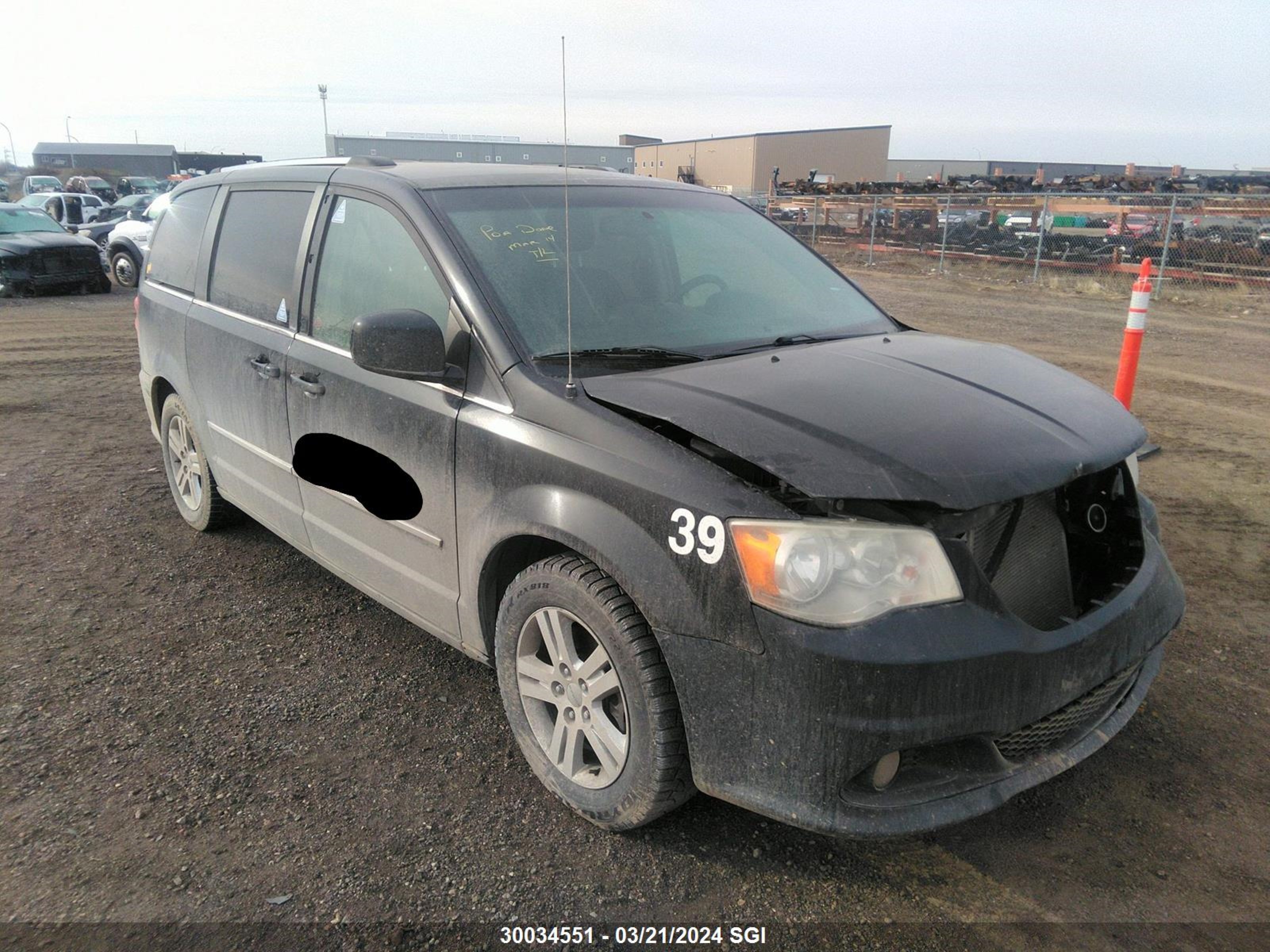 DODGE CARAVAN 2012 2c4rdgdg2cr148348