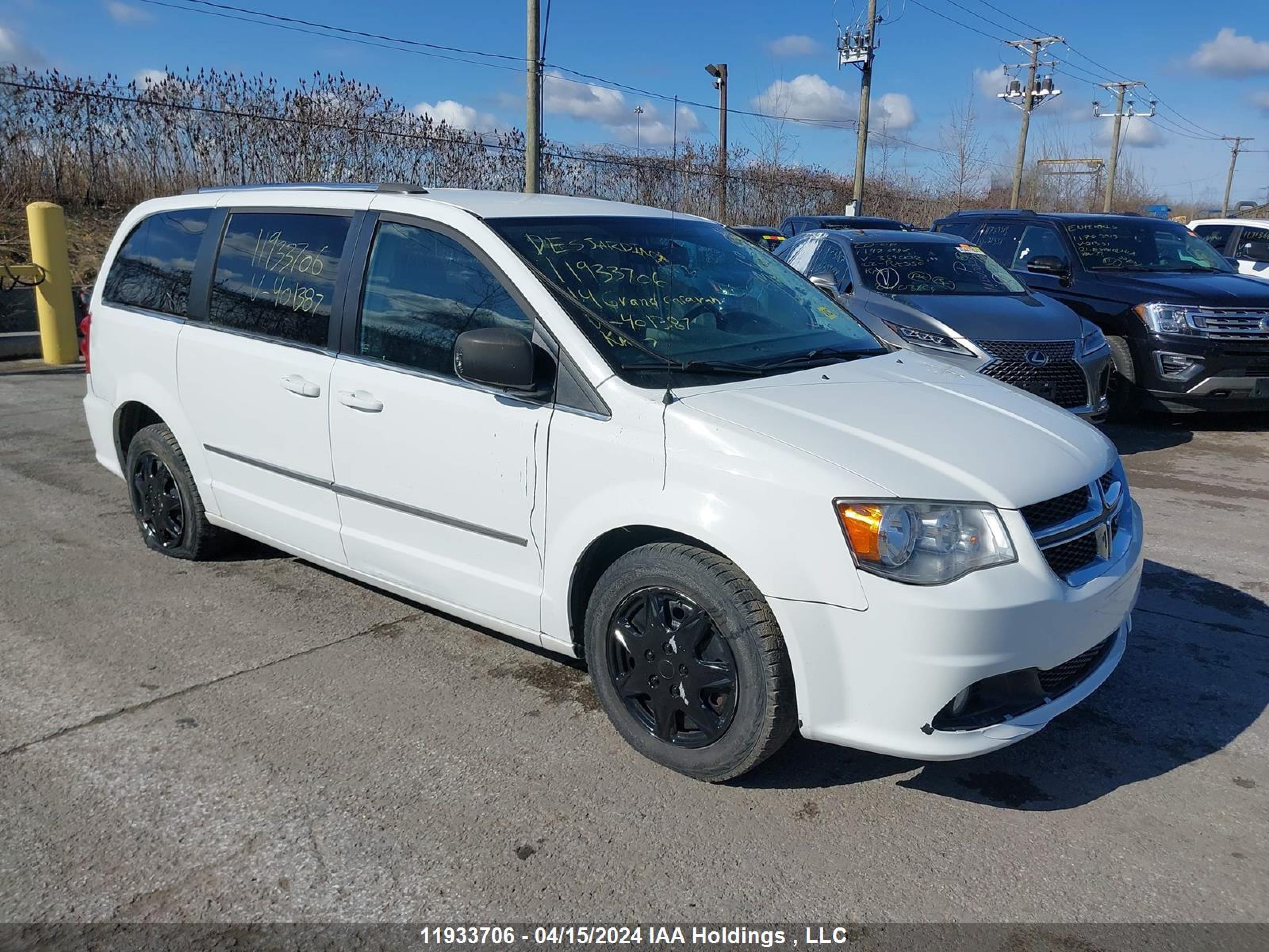 DODGE CARAVAN 2014 2c4rdgdg3er401387