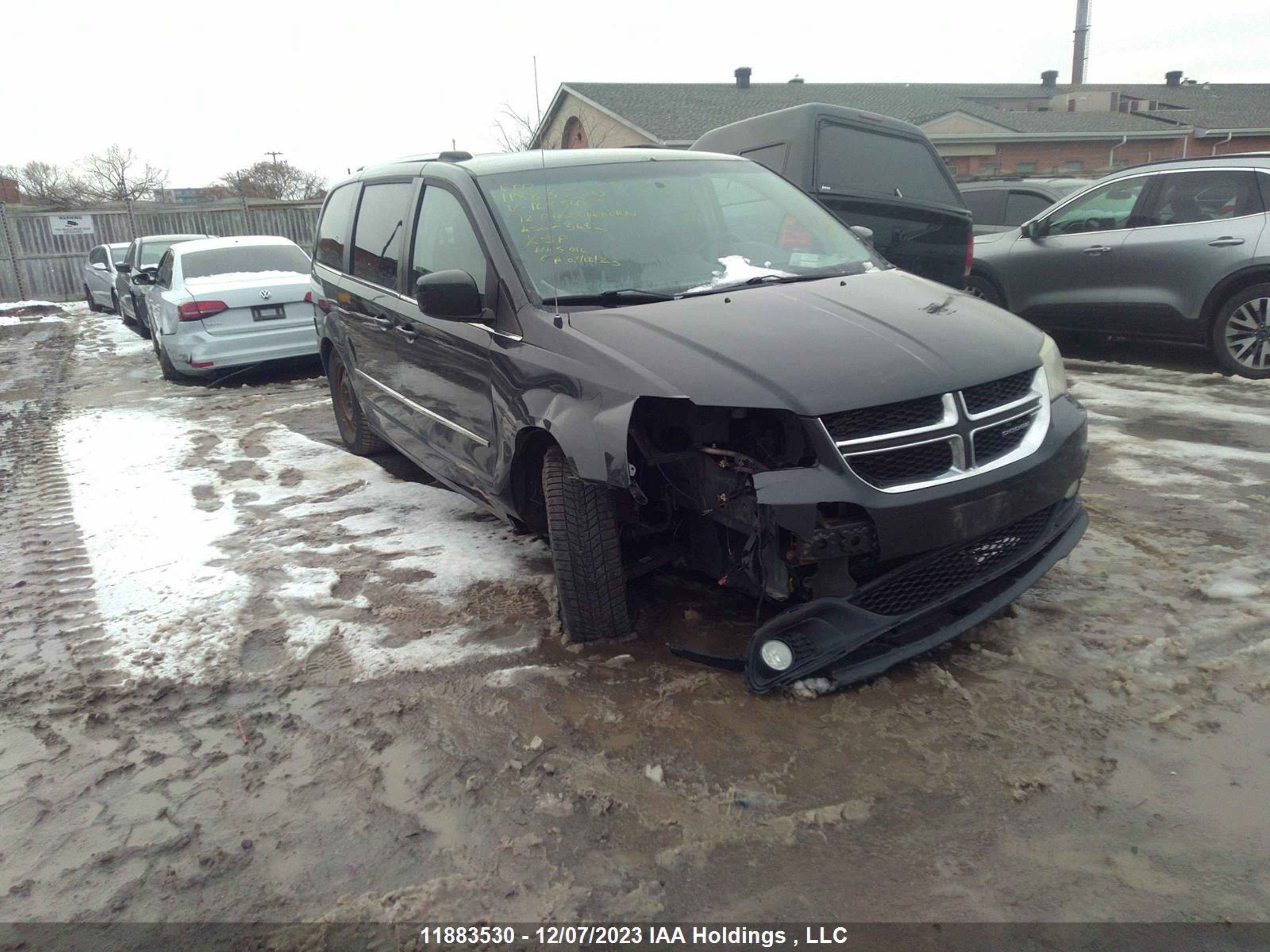 DODGE CARAVAN 2012 2c4rdgdg6cr165945