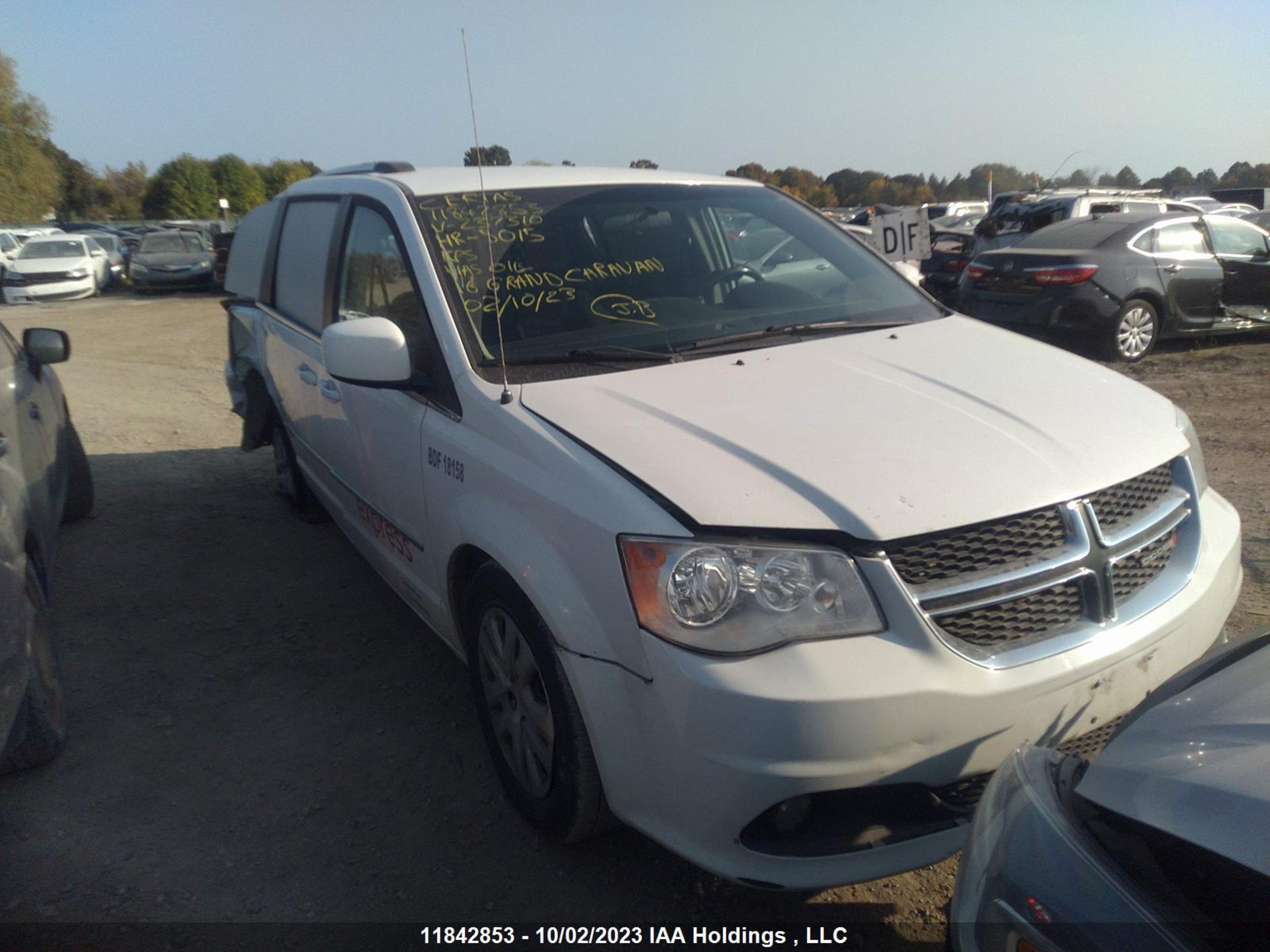 DODGE CARAVAN 2016 2c4rdgdg9gr237310