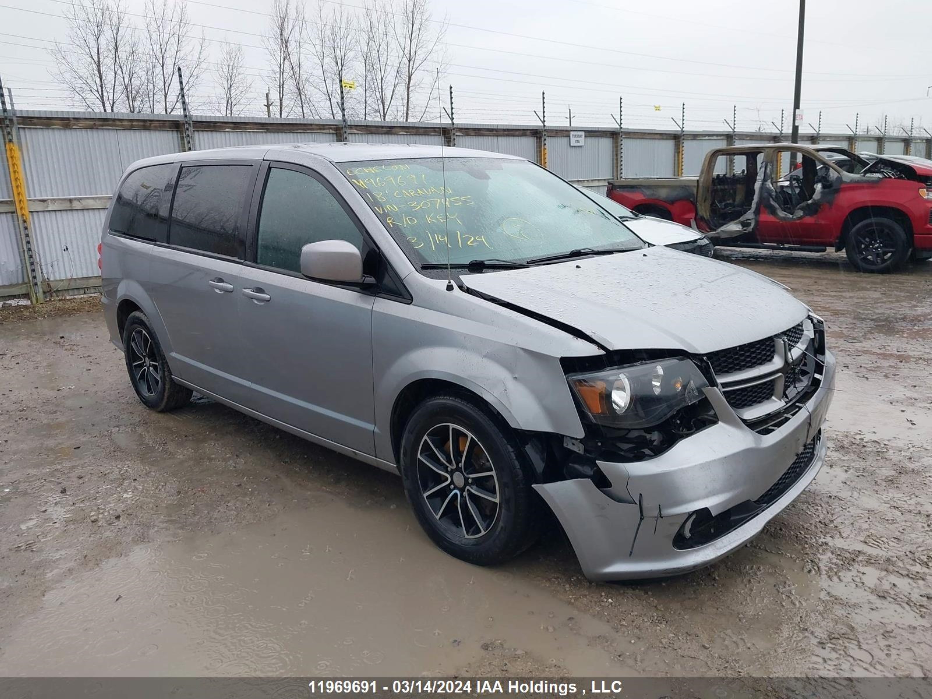 DODGE CARAVAN 2018 2c4rdgeg5jr307455