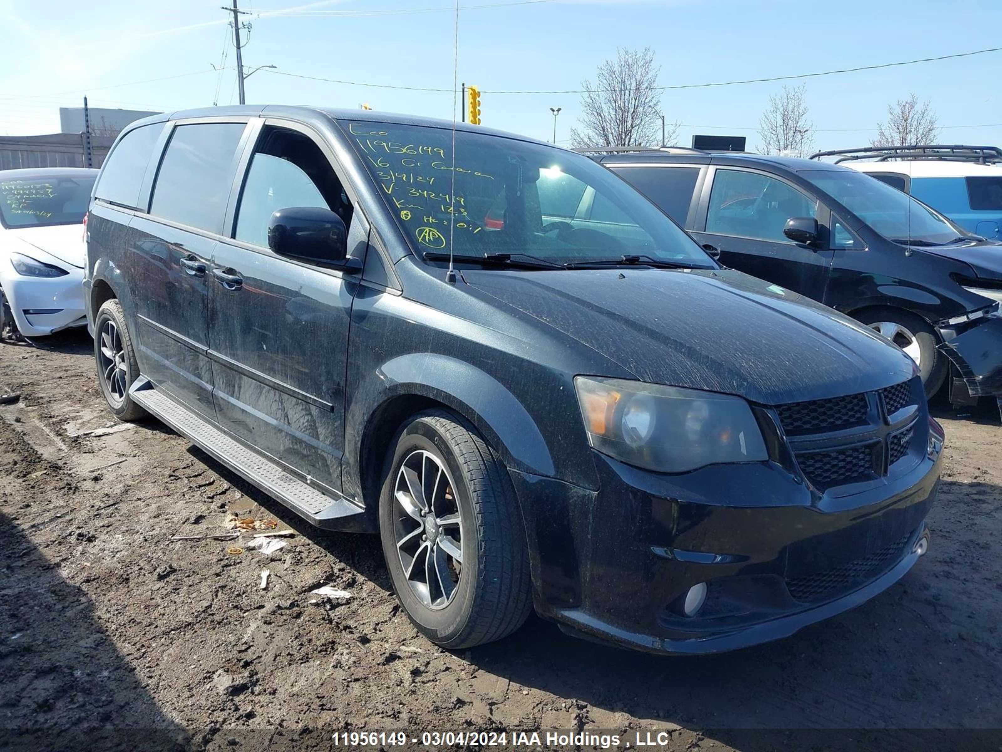 DODGE CARAVAN 2016 2c4rdgegxgr342419