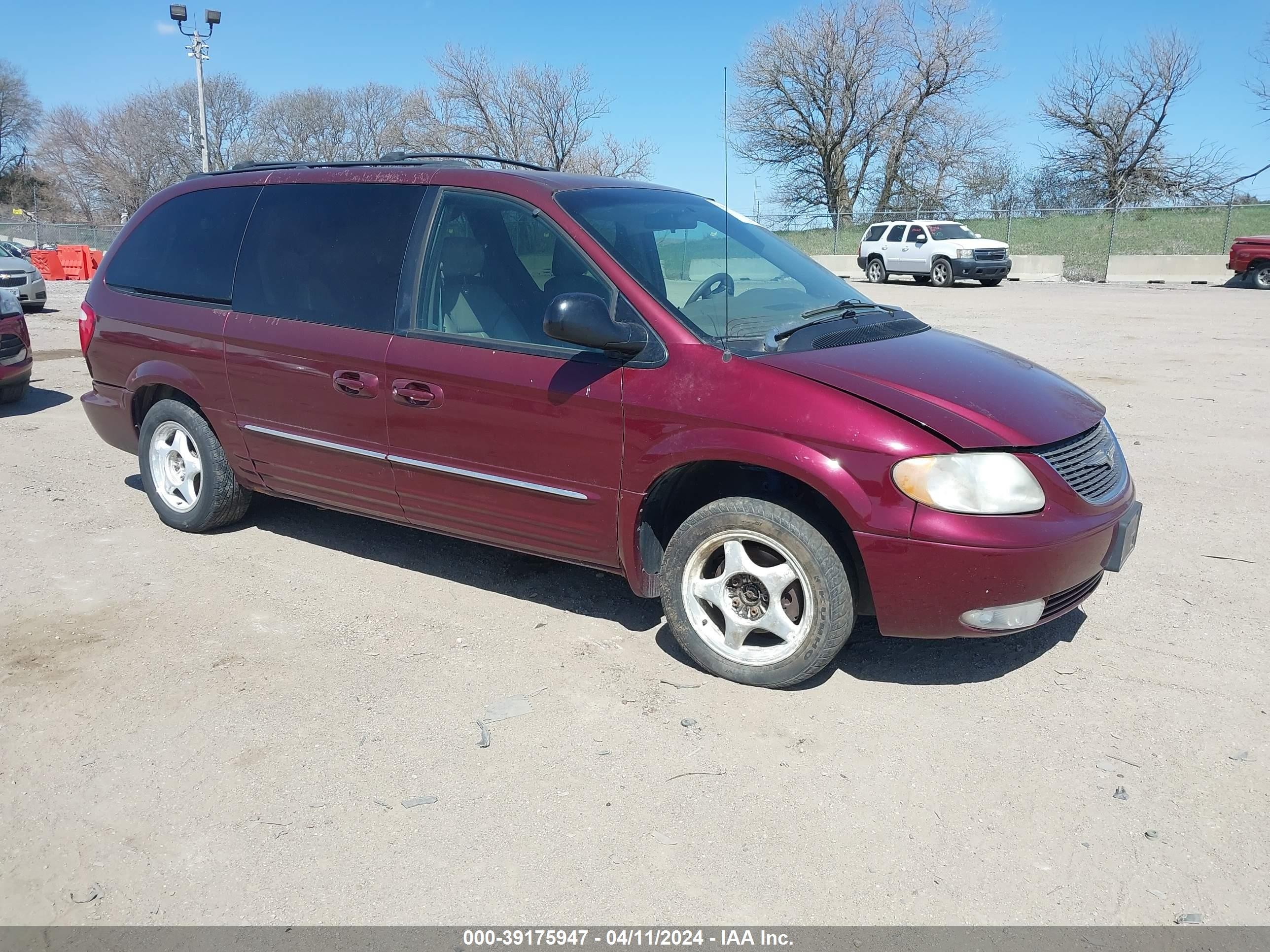 CHRYSLER TOWN & COUNTRY 2002 2c8gp54l52r616103