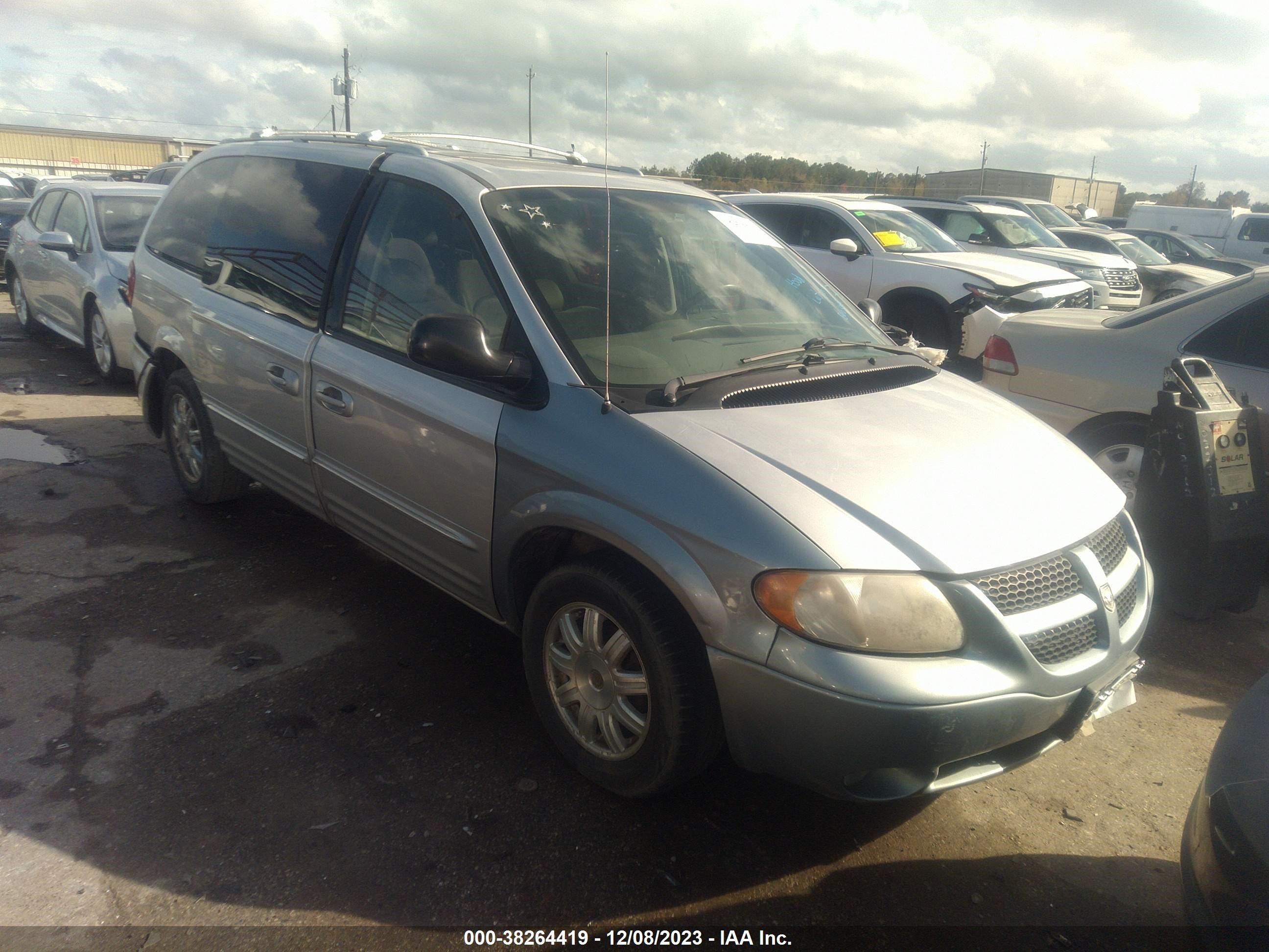 CHRYSLER TOWN & COUNTRY 2003 2c8gp64l93r322226