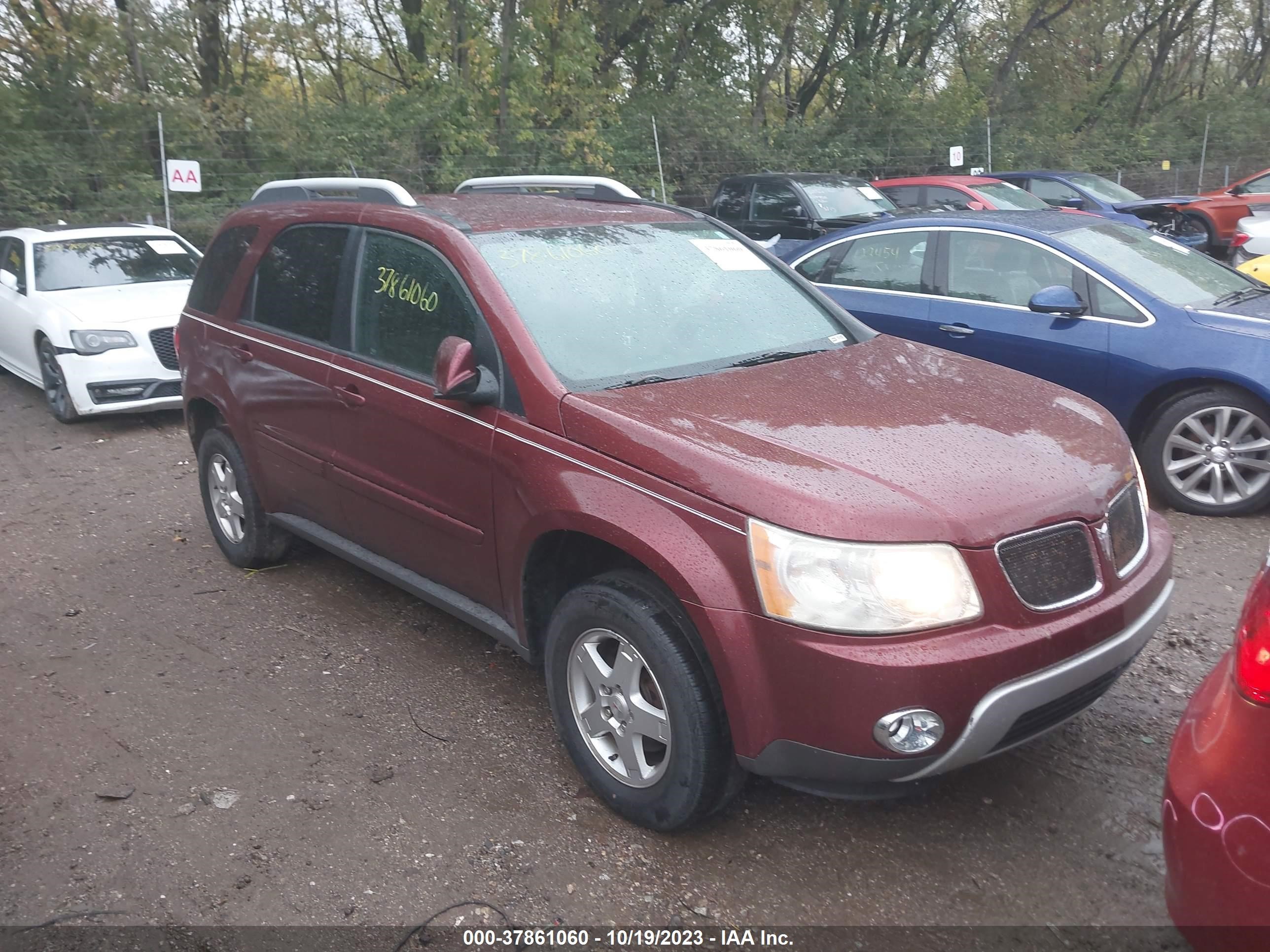 PONTIAC TORRENT 2008 2ckdl33f886005498