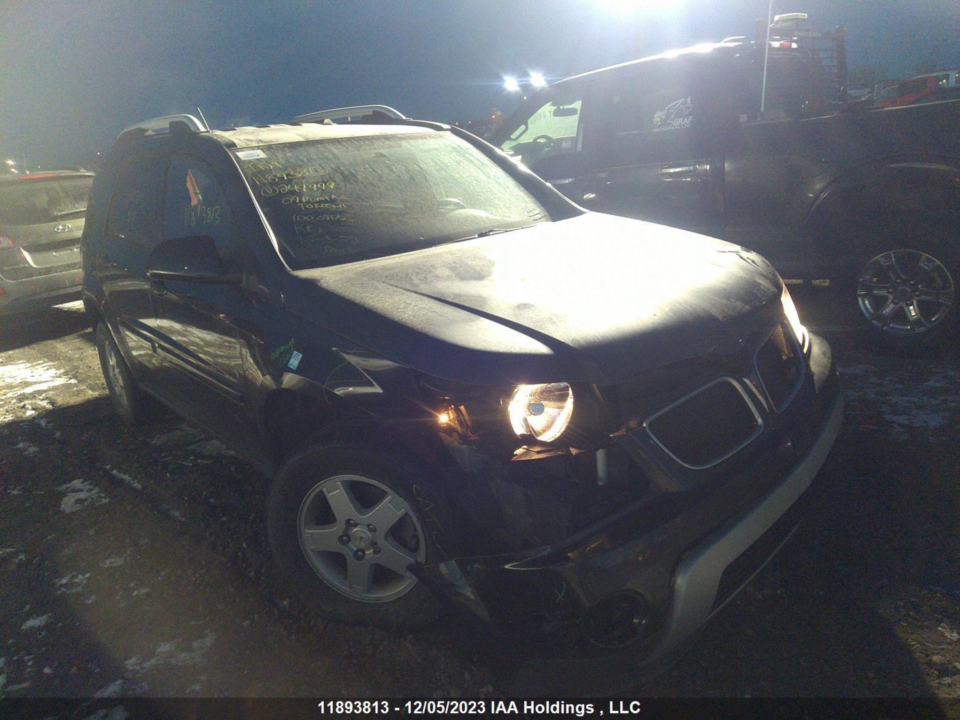 PONTIAC TORRENT 2009 2ckdl43f196249999