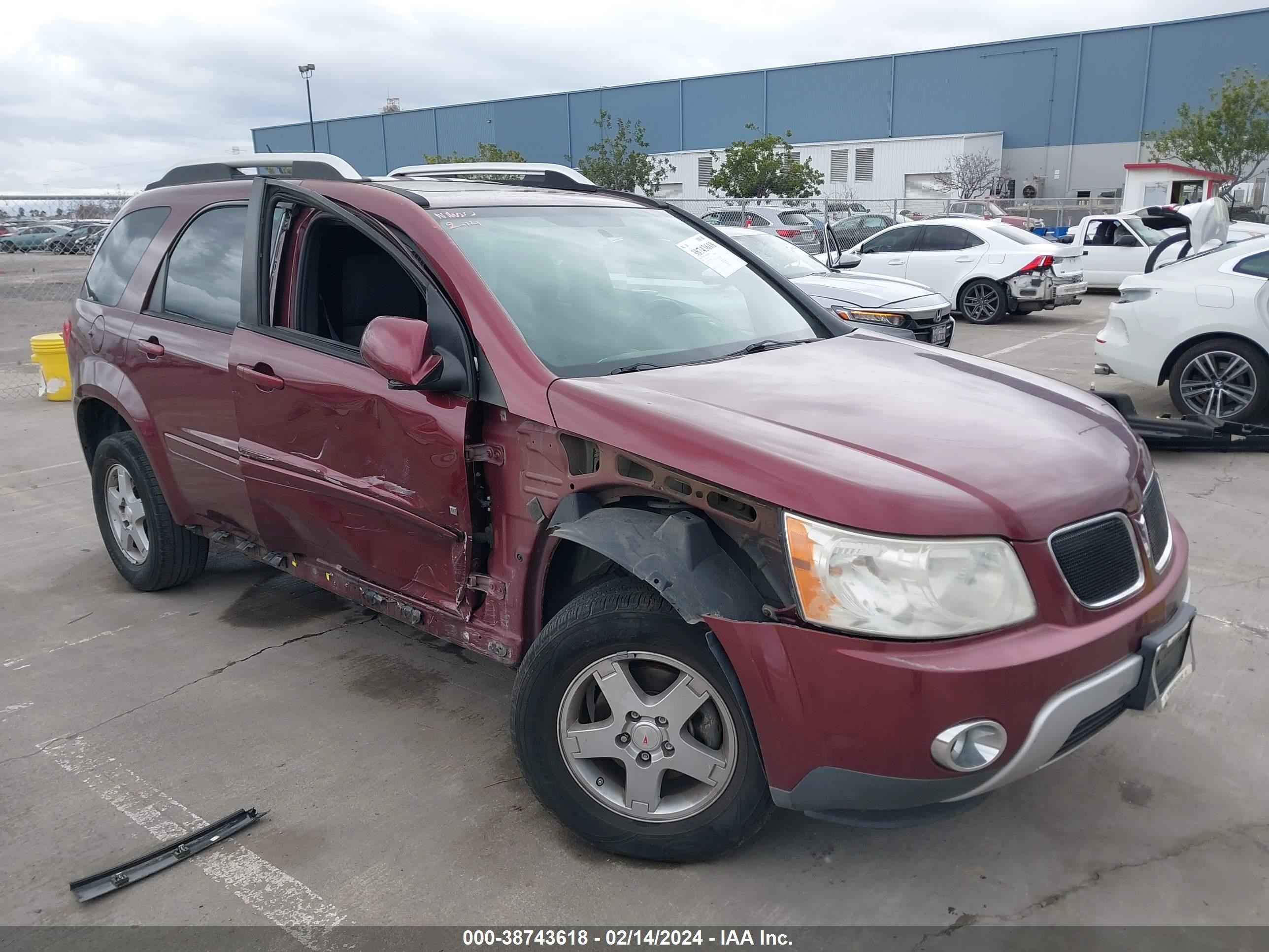 PONTIAC TORRENT 2007 2ckdl63f076038690