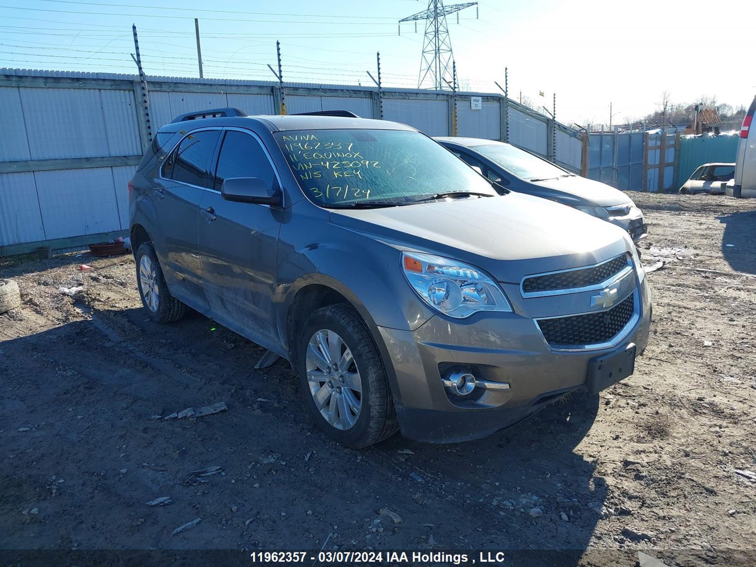 CHEVROLET EQUINOX 2011 2cnaldec1b6425092