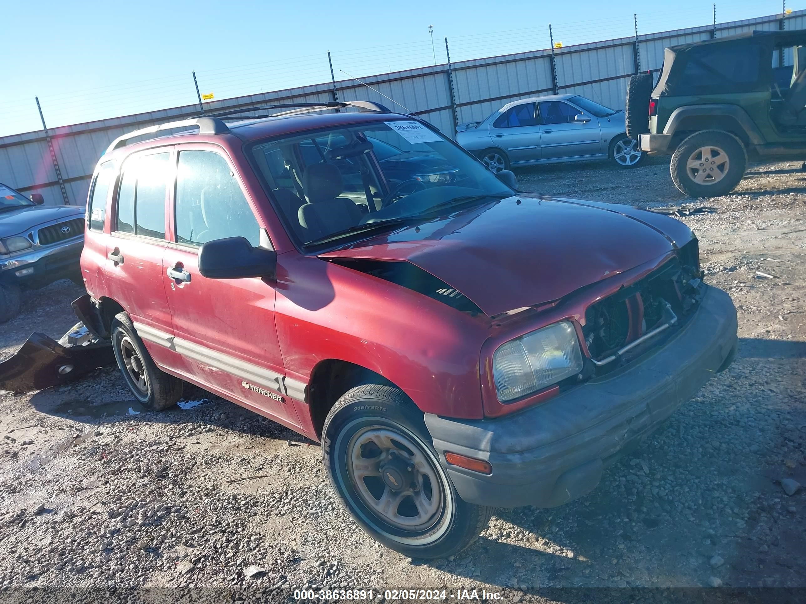 CHEVROLET TRACKER 2001 2cnbj13c616950370