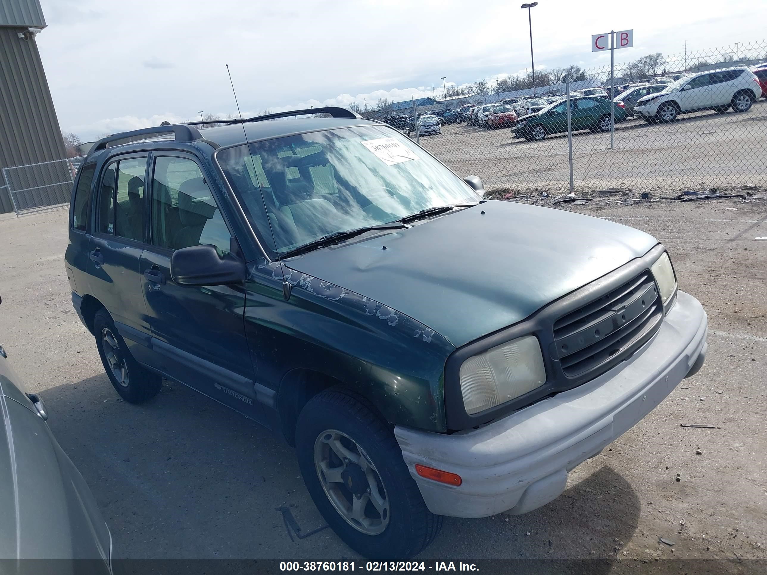 CHEVROLET TRACKER 2002 2cnbj13c926950977