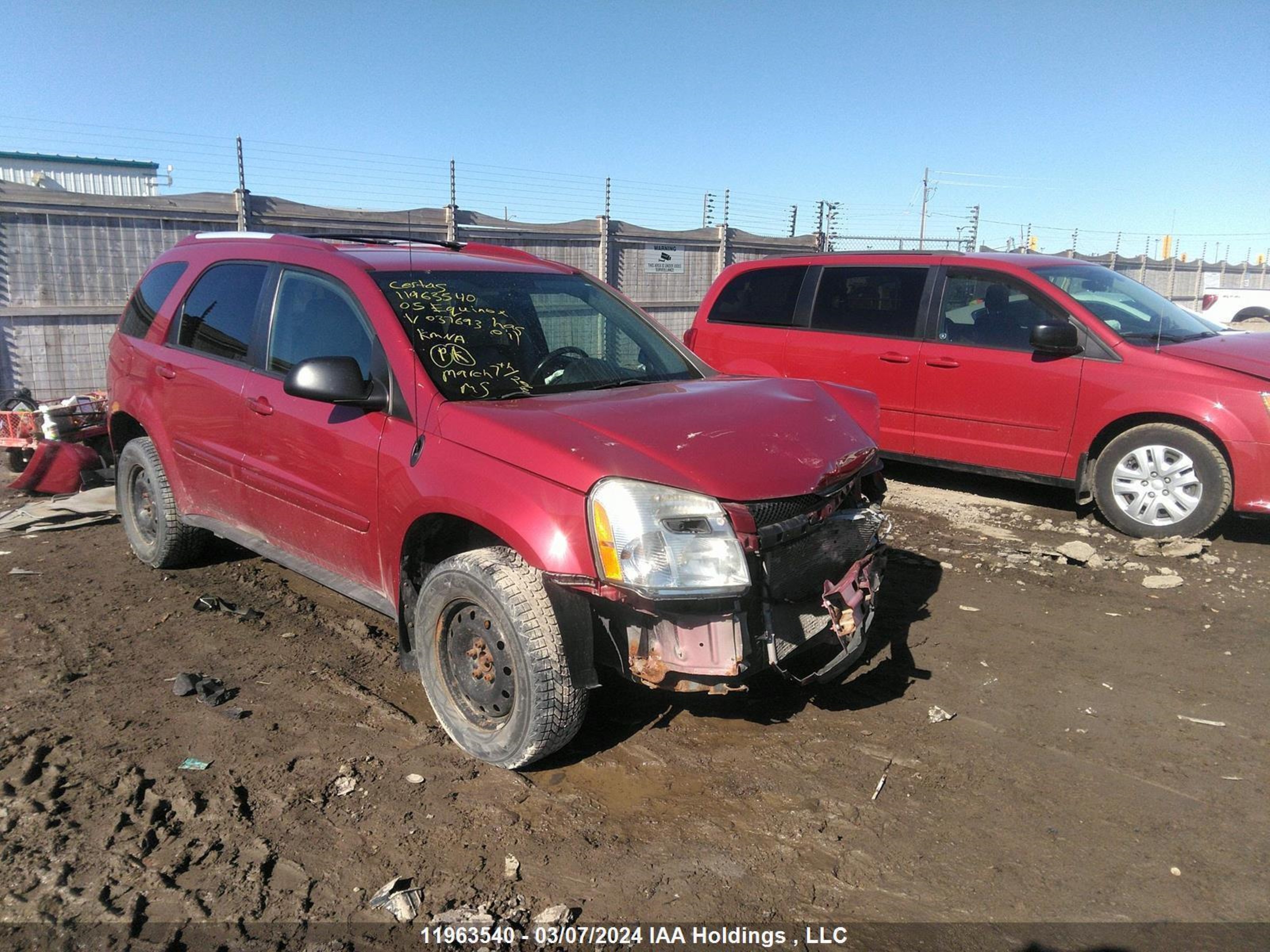 CHEVROLET EQUINOX 2005 2cndl63f156037693