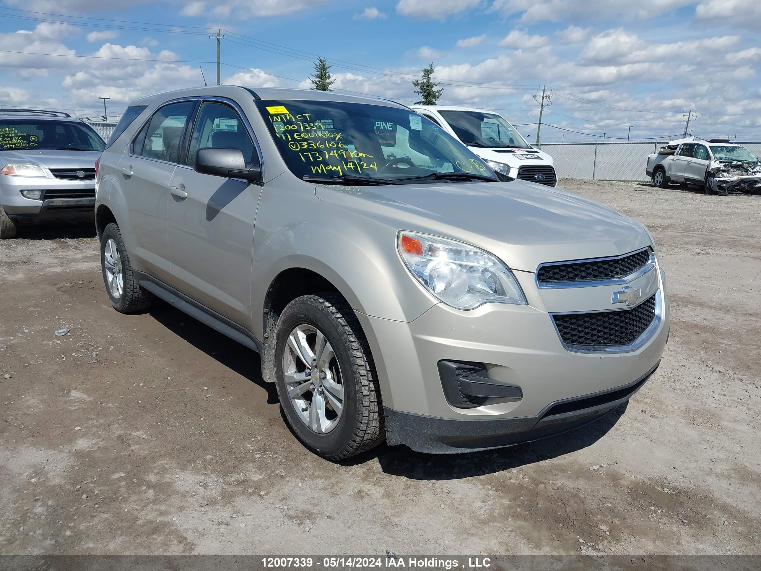 CHEVROLET EQUINOX 2011 2cnflcec1b6336106