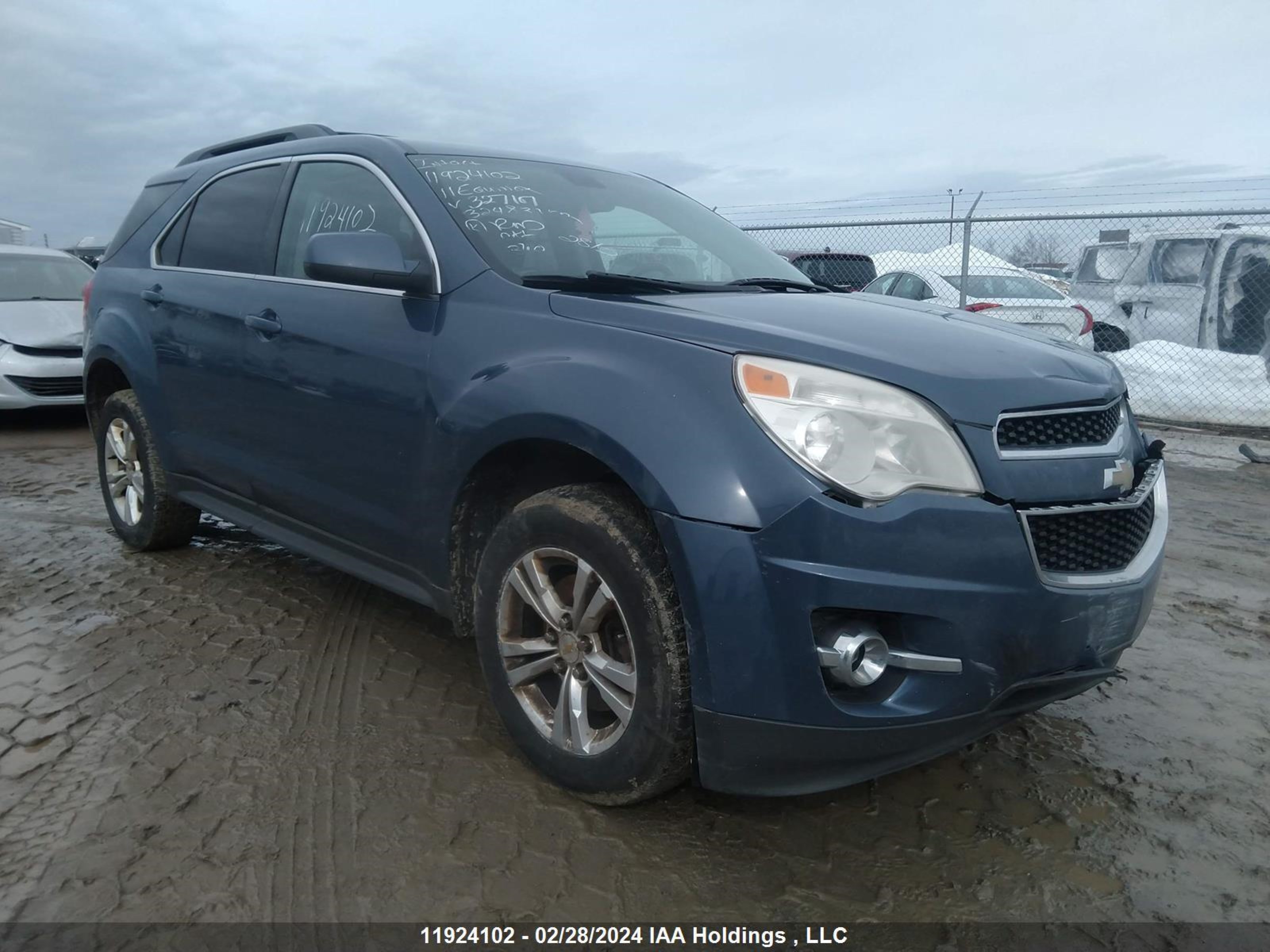 CHEVROLET EQUINOX 2011 2cnfleec8b6327107