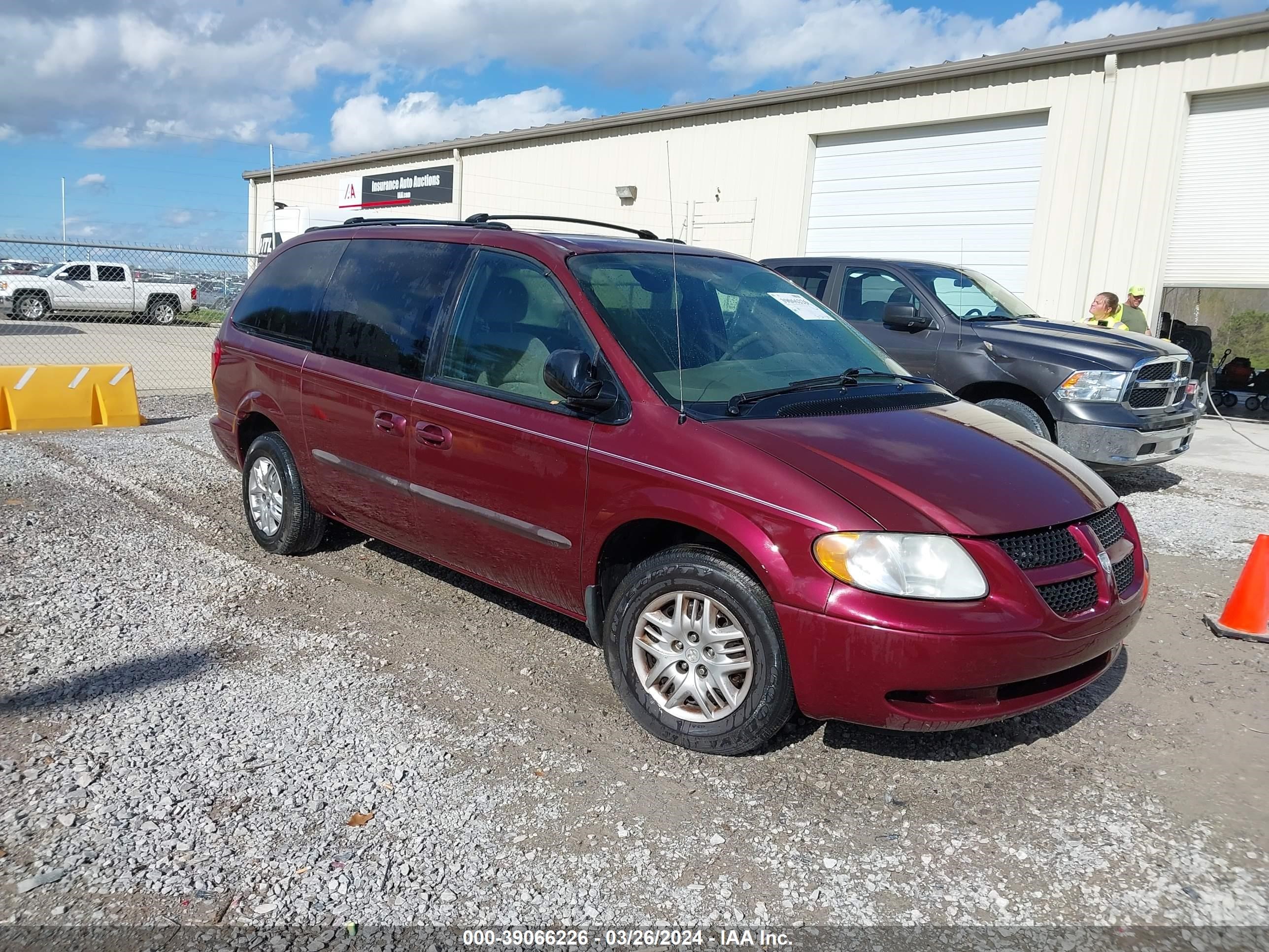 DODGE CARAVAN 2003 2d4gp44323r149318