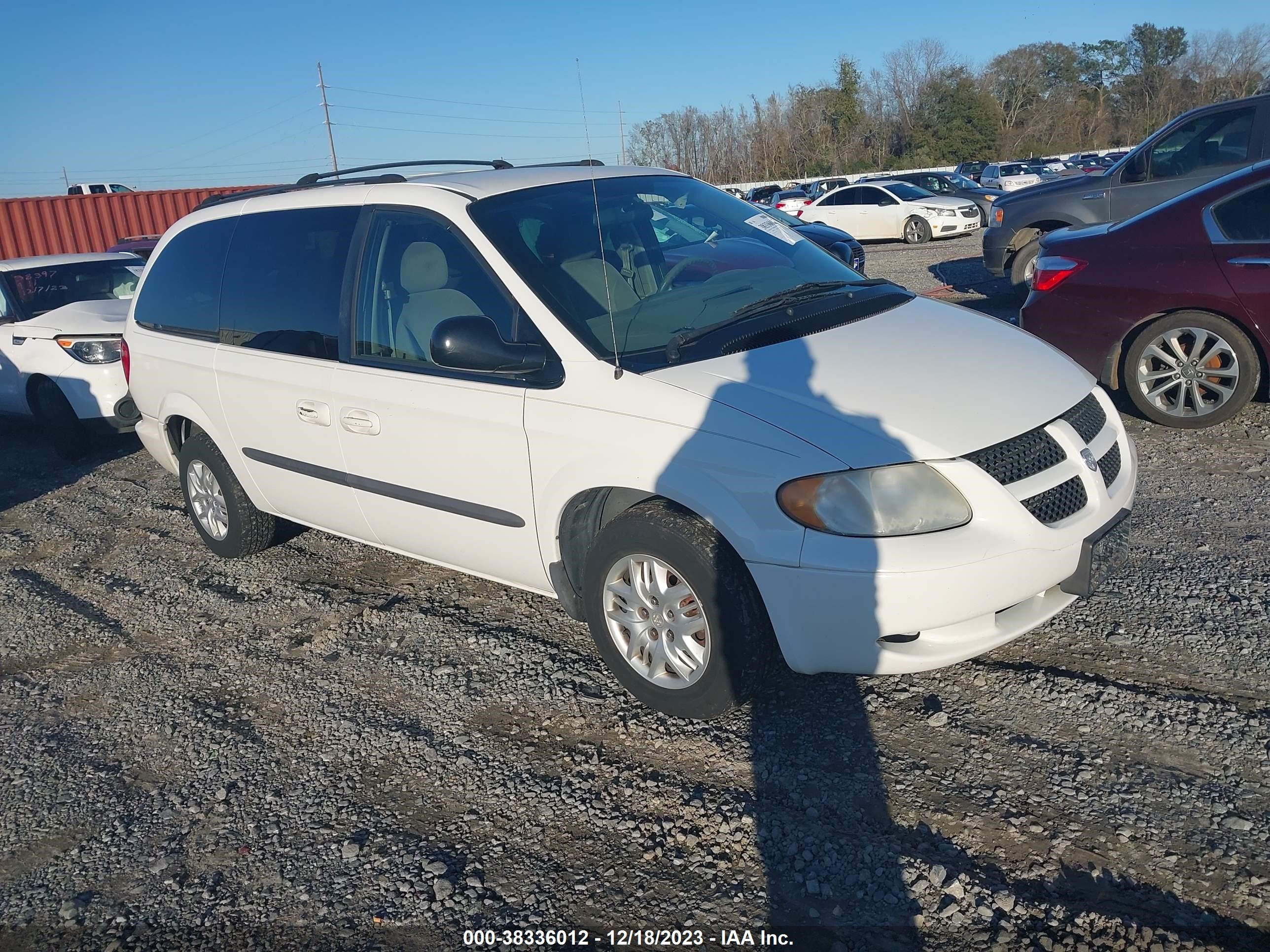 DODGE CARAVAN 2003 2d4gp44353r310454