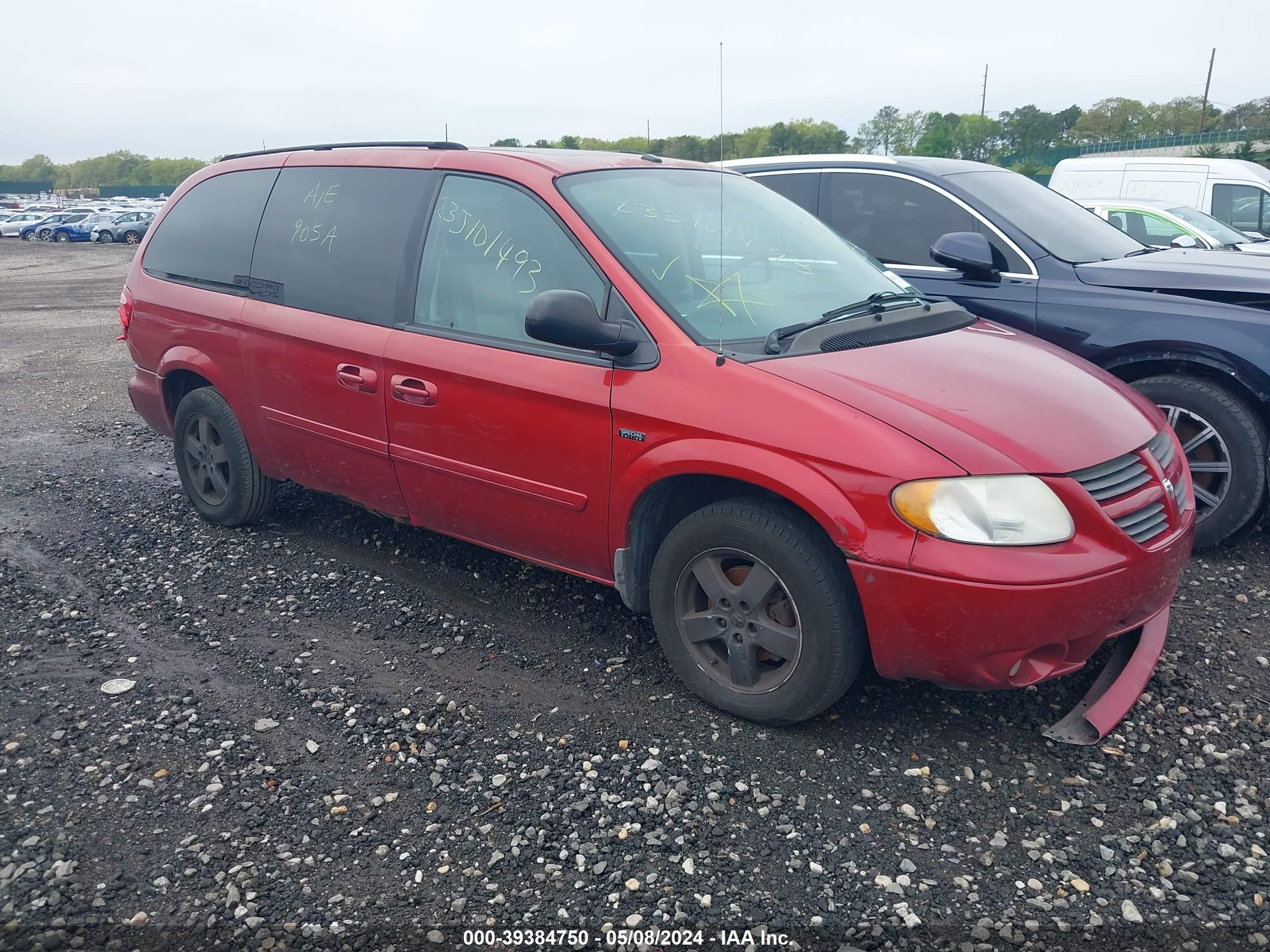 DODGE CARAVAN 2007 2d4gp44l17r180372