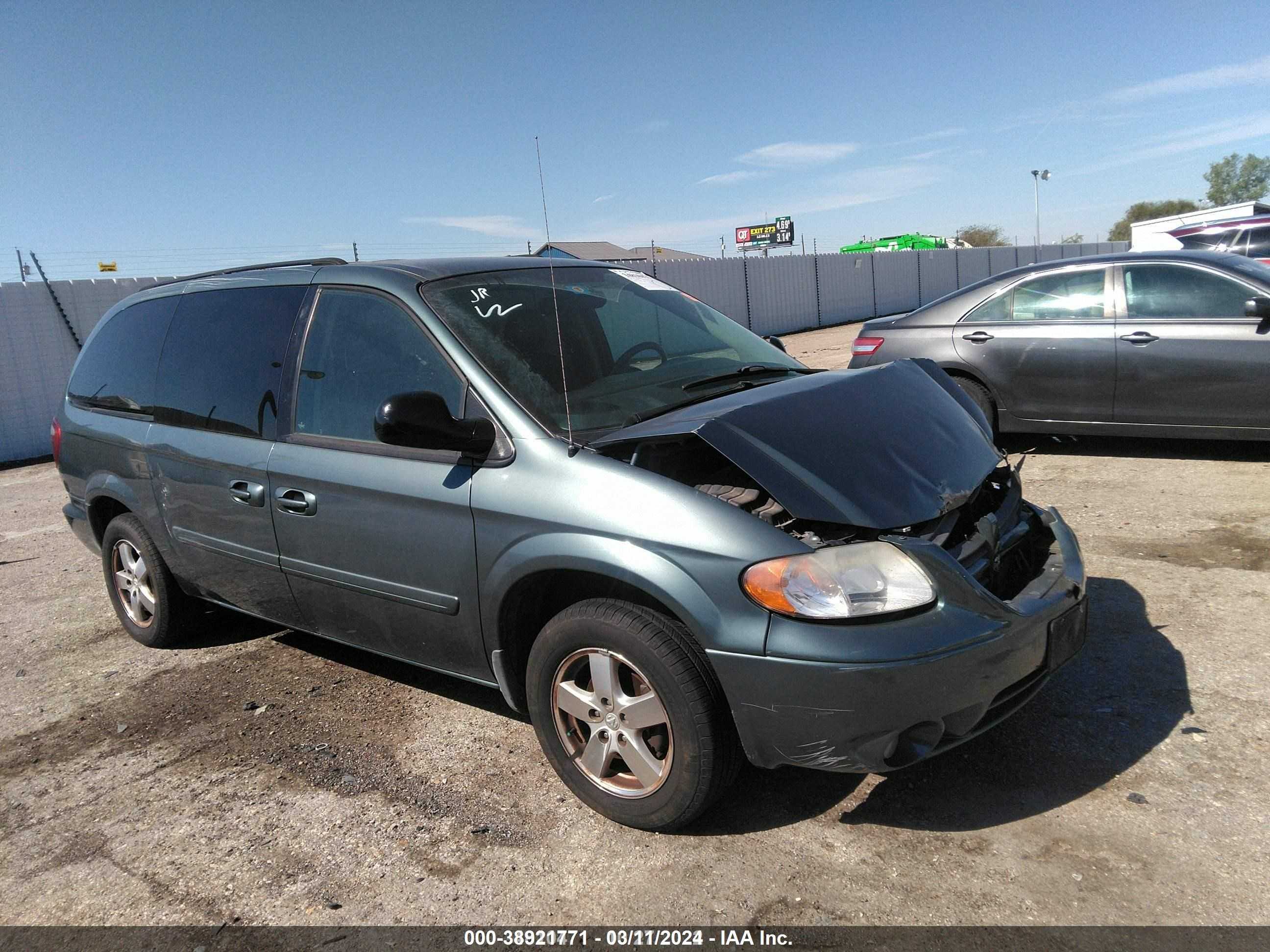 DODGE CARAVAN 2007 2d4gp44l17r215542