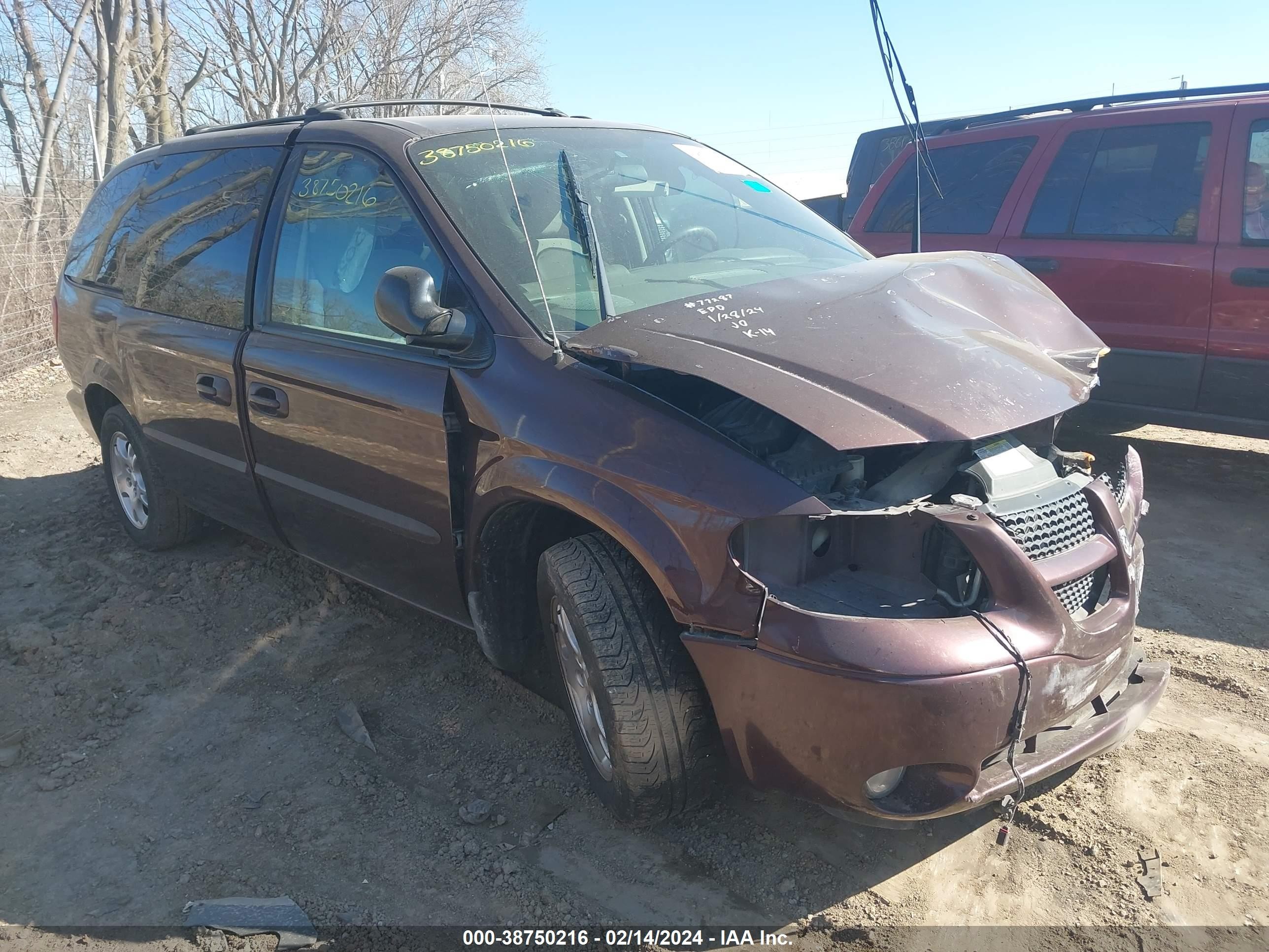 DODGE CARAVAN 2003 2d4gp44l23r356694