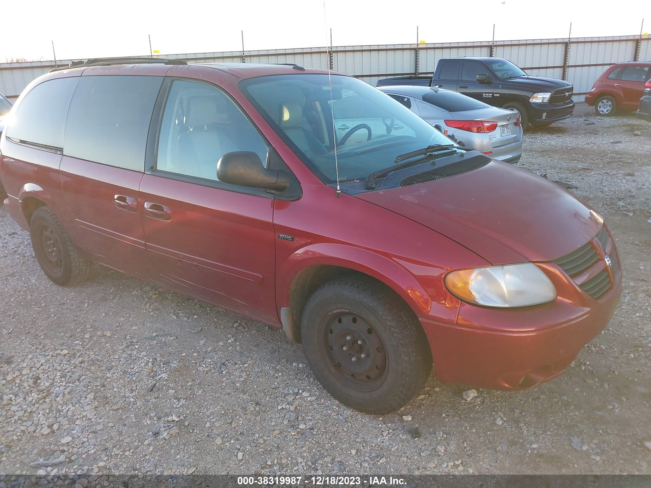 DODGE CARAVAN 2007 2d4gp44l37r171270