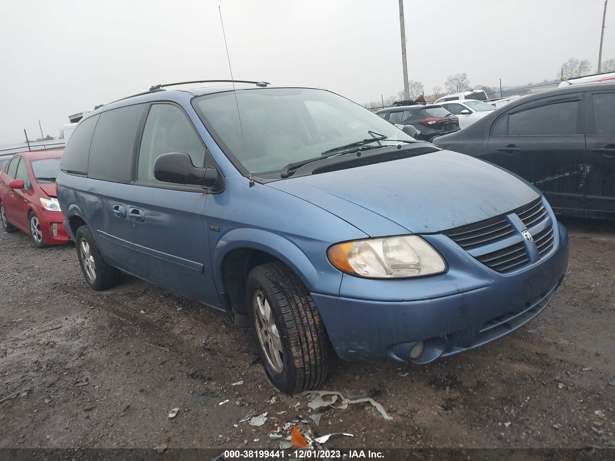 DODGE CARAVAN 2007 2d4gp44l67r218601