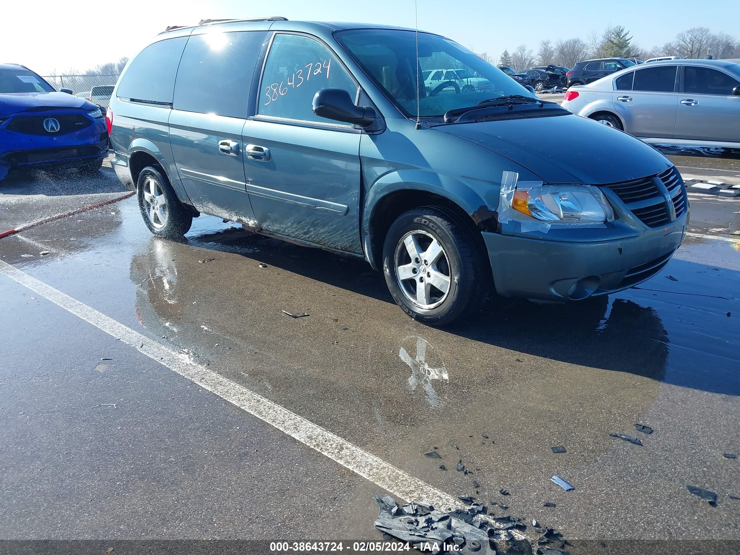 DODGE CARAVAN 2007 2d4gp44l77r113372