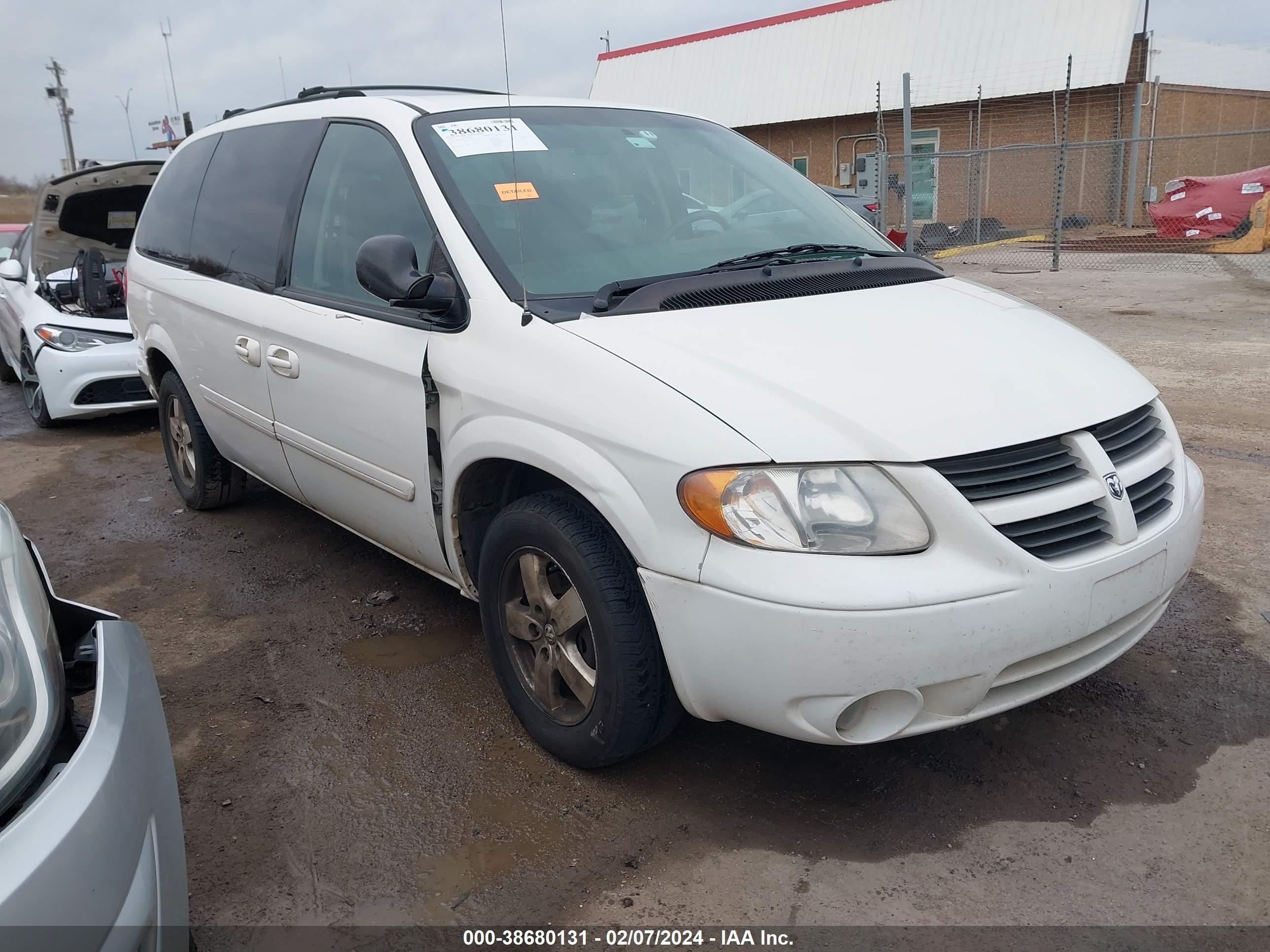 DODGE CARAVAN 2007 2d4gp44l77r186709