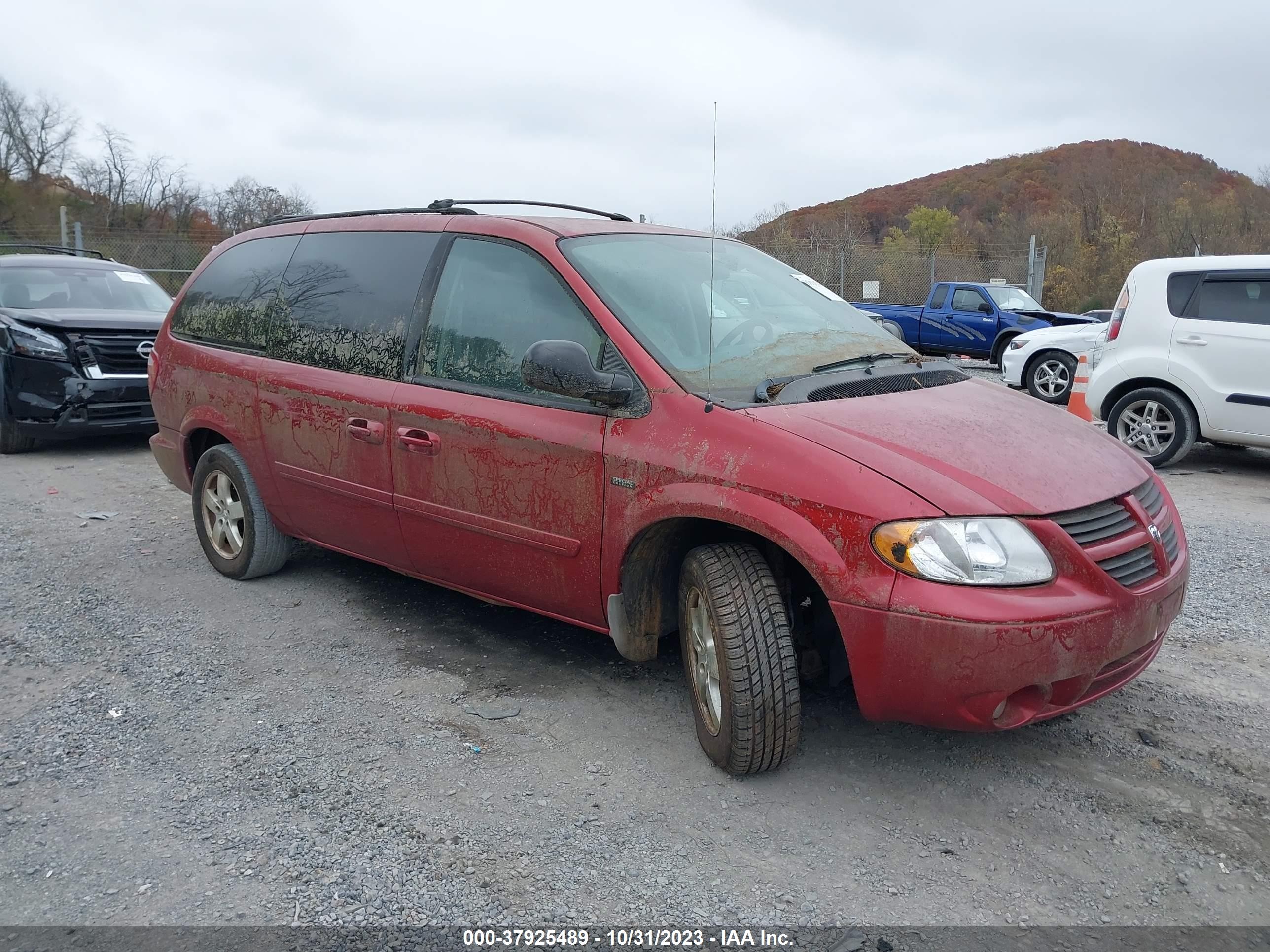 DODGE CARAVAN 2007 2d4gp44lx7r287159