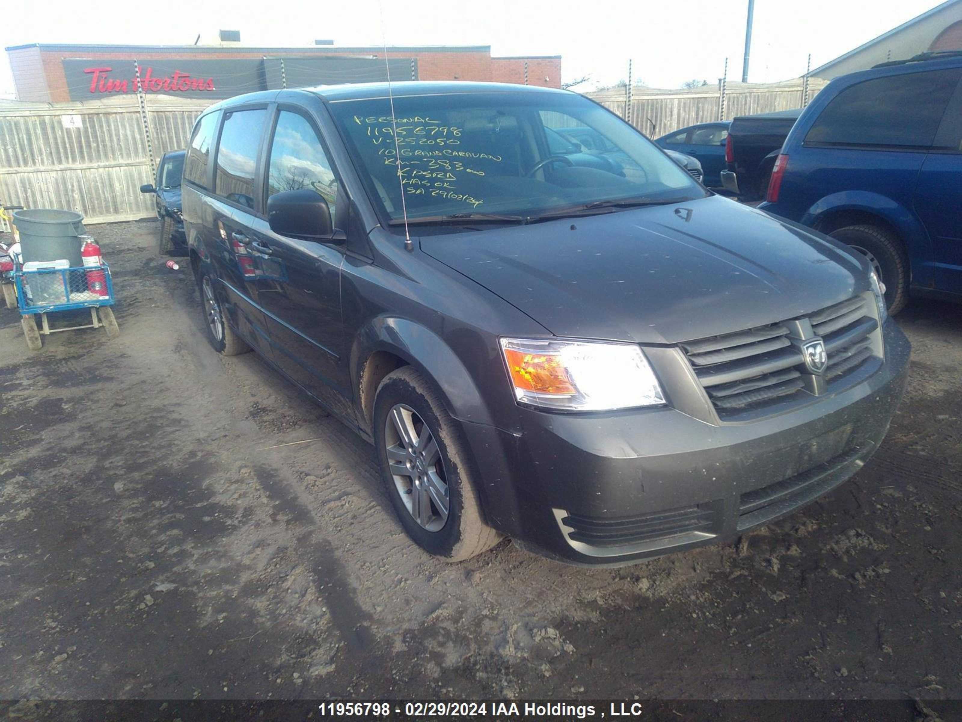 DODGE CARAVAN 2010 2d4rn4de1ar252050