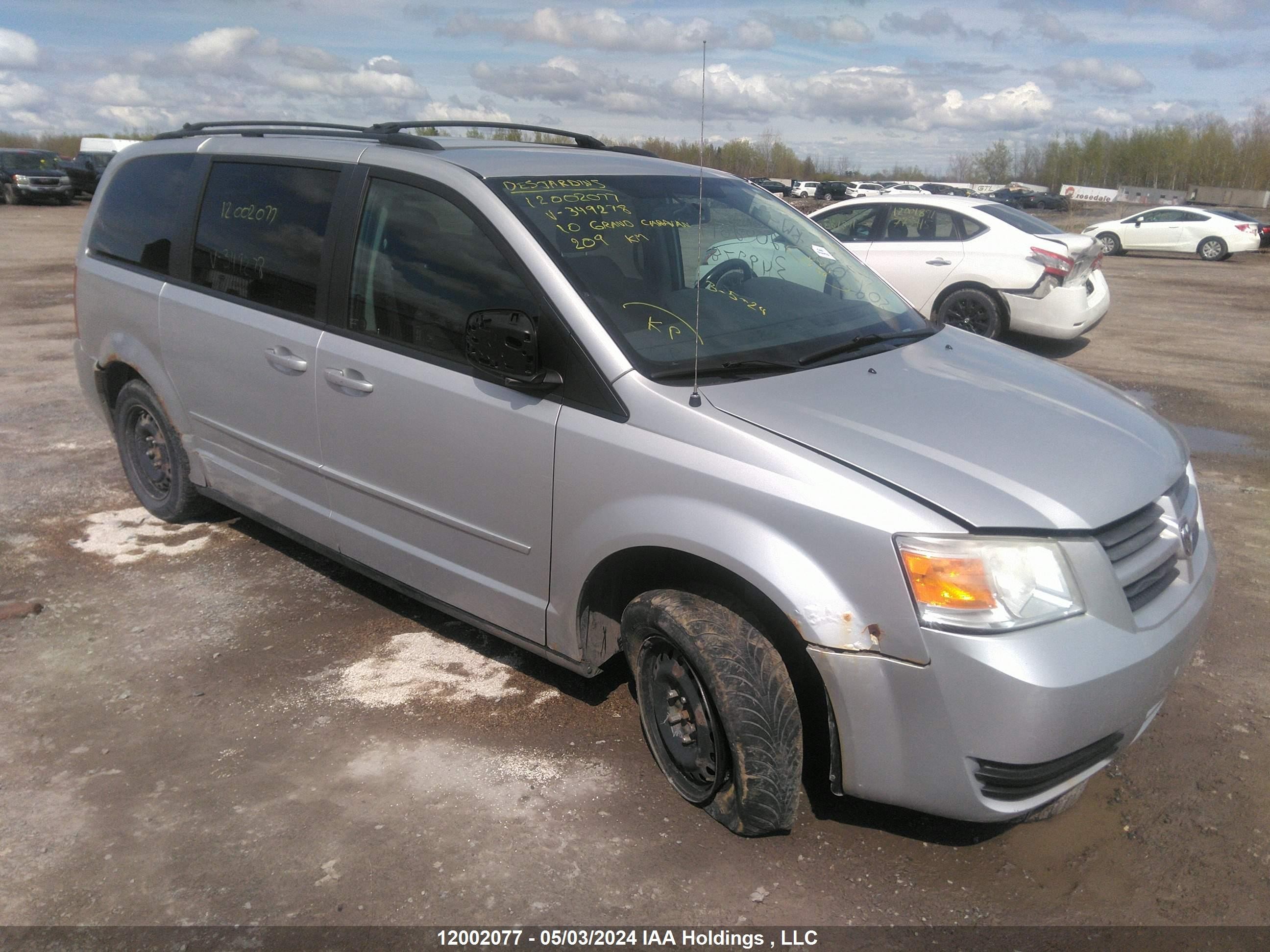 DODGE CARAVAN 2010 2d4rn4de1ar349278