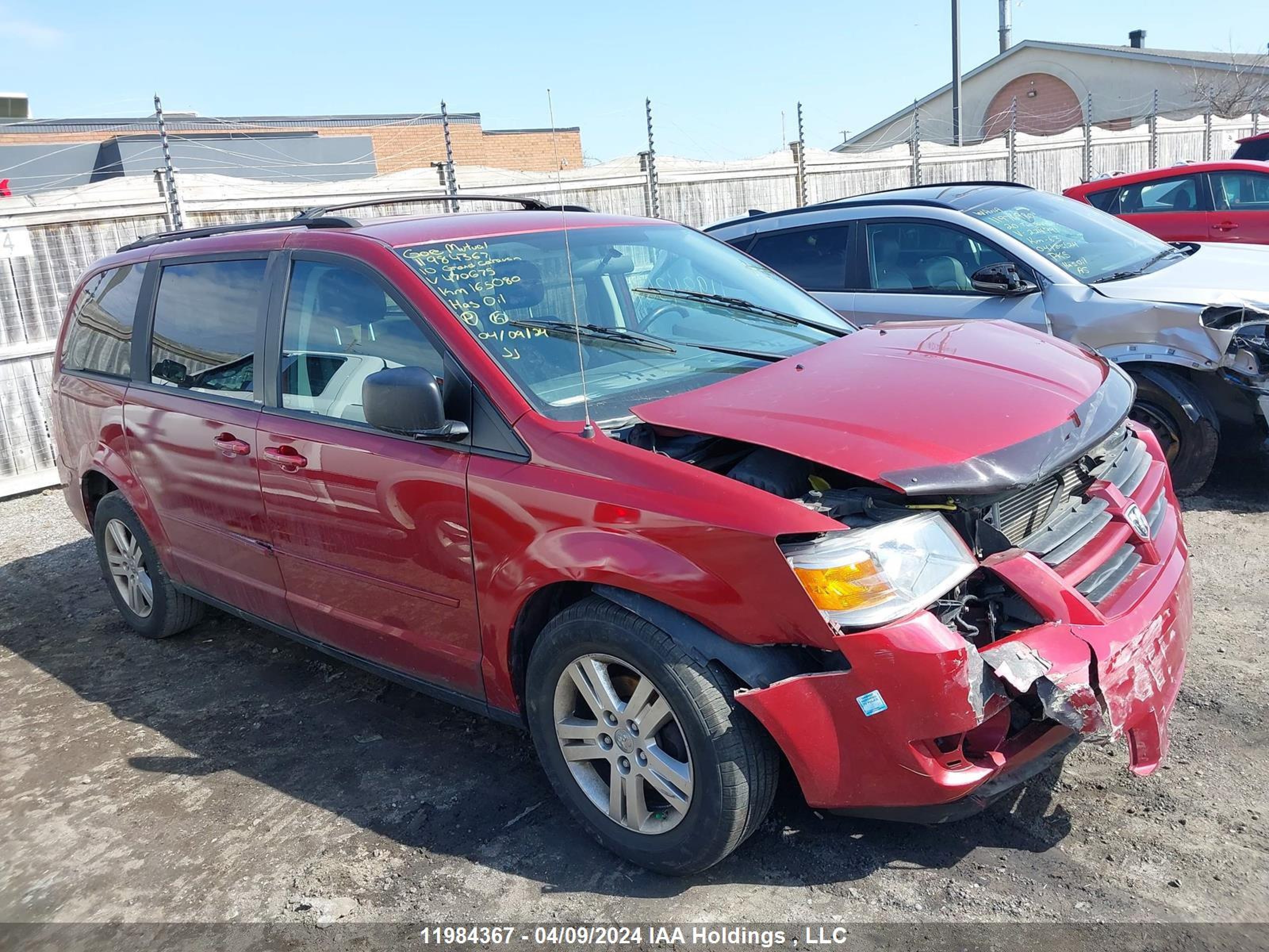 DODGE CARAVAN 2010 2d4rn4de2ar470675