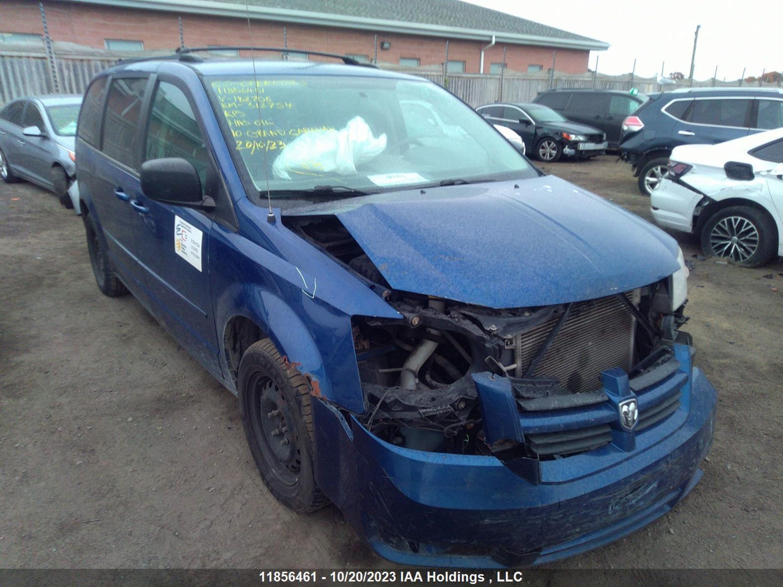 DODGE CARAVAN 2010 2d4rn4de4ar182706