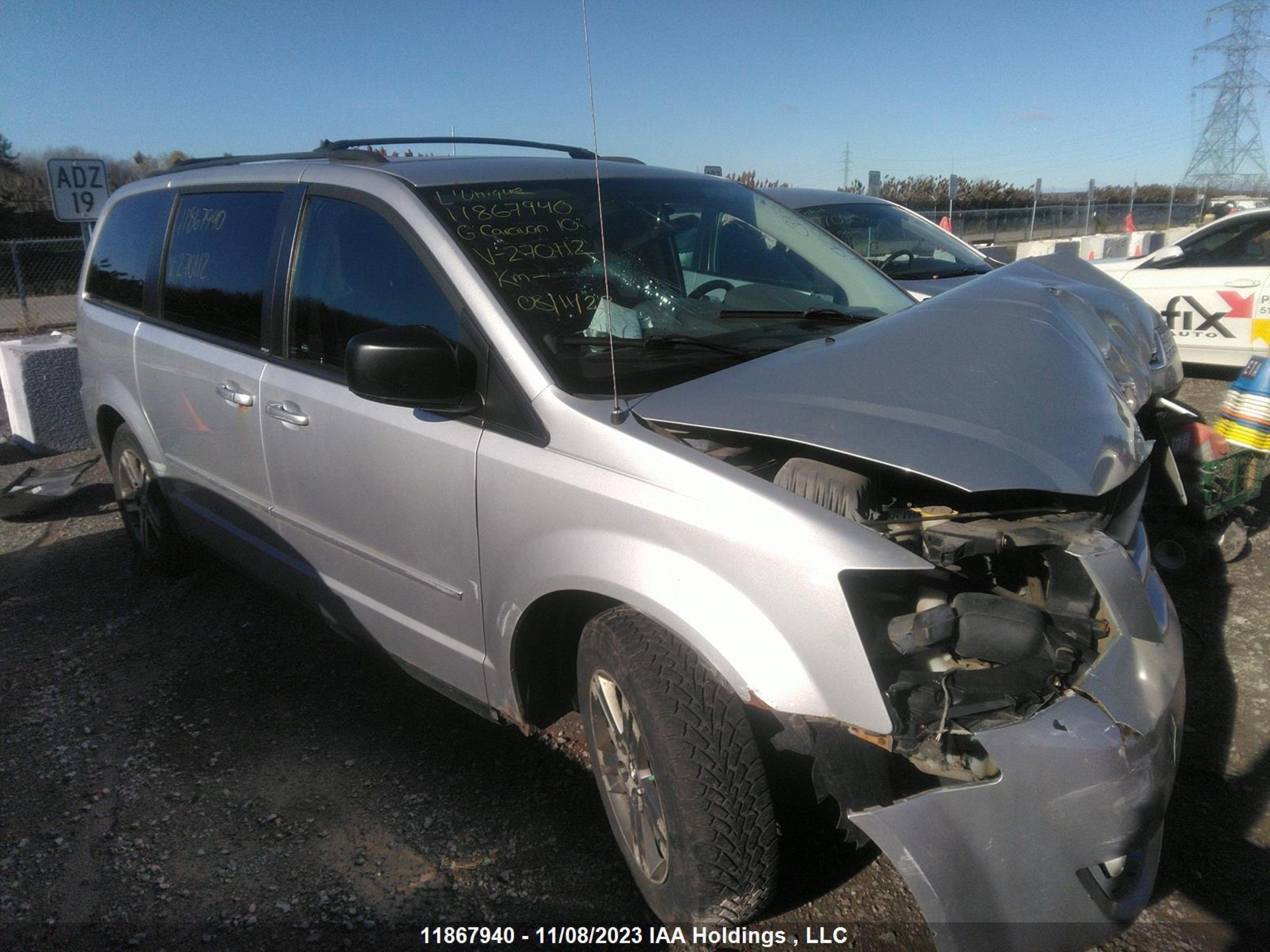 DODGE CARAVAN 2010 2d4rn4dexar270112