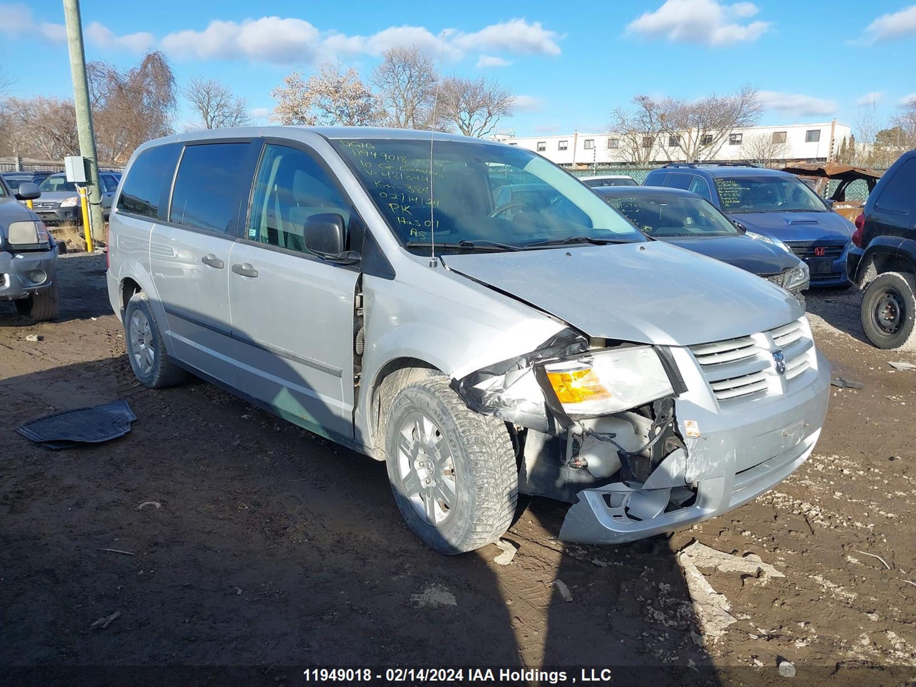 DODGE CARAVAN 2010 2d4rn4dexar481844