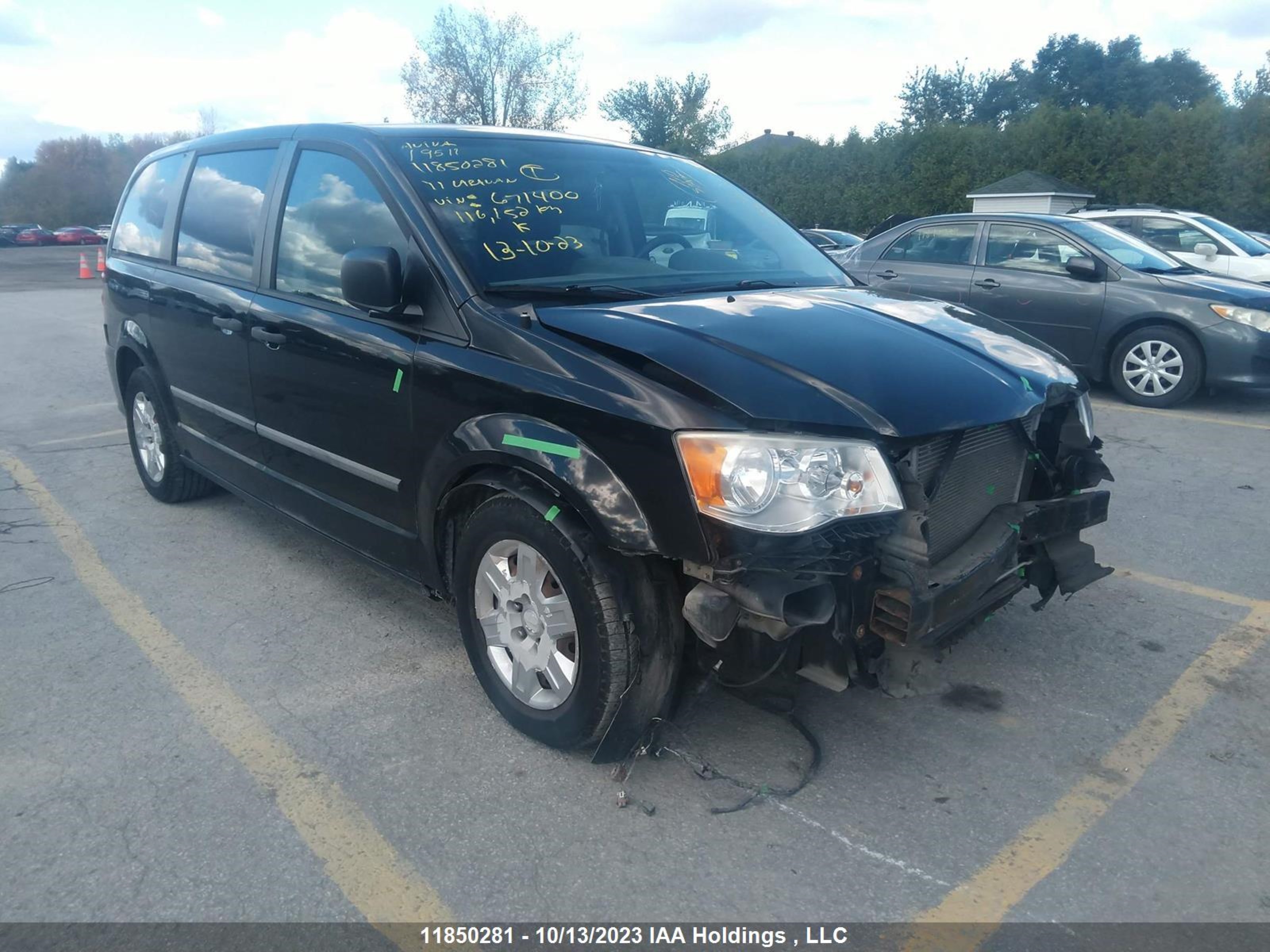 DODGE CARAVAN 2011 2d4rn4dg0br671400