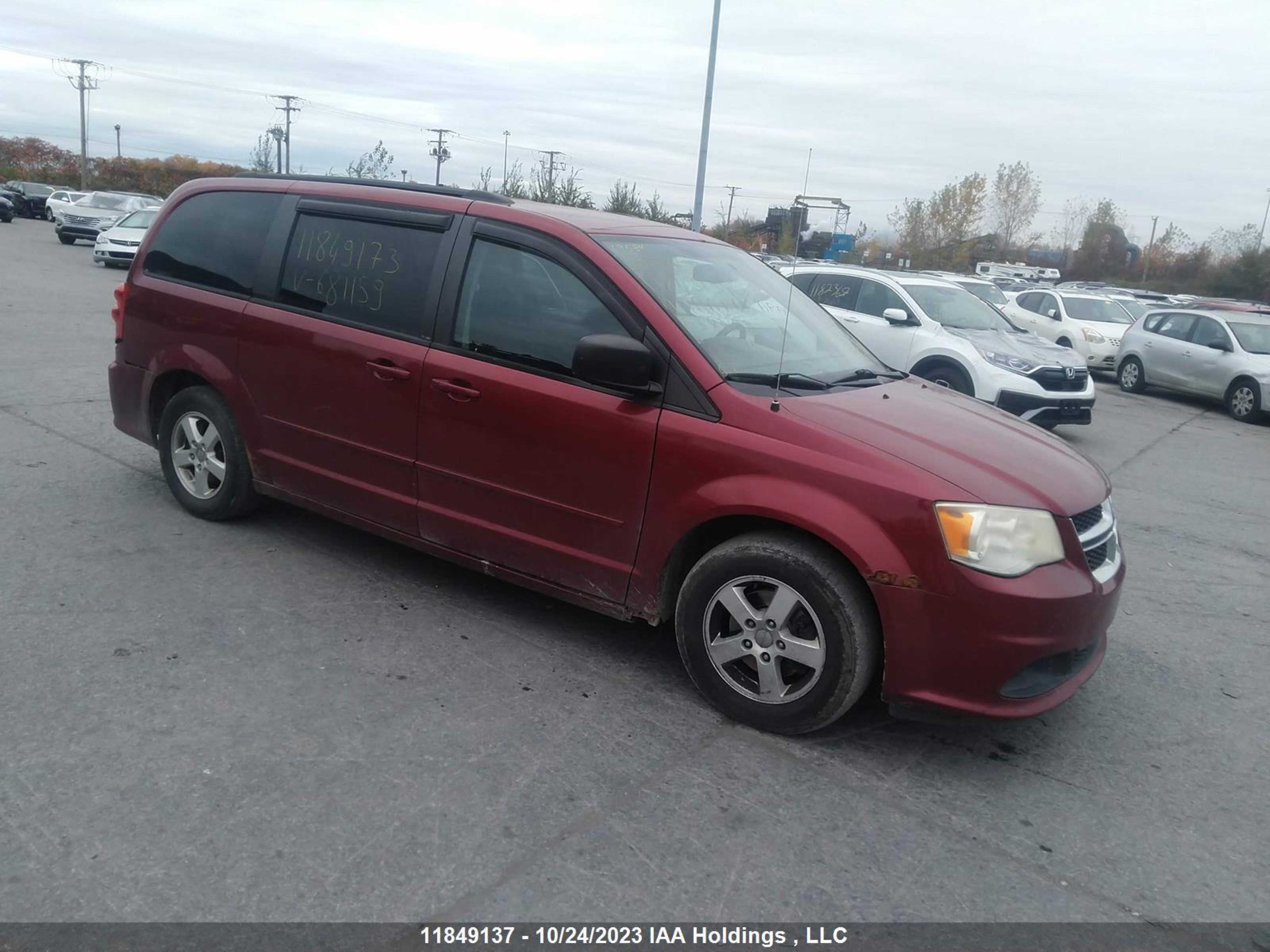 DODGE CARAVAN 2011 2d4rn4dg5br681159