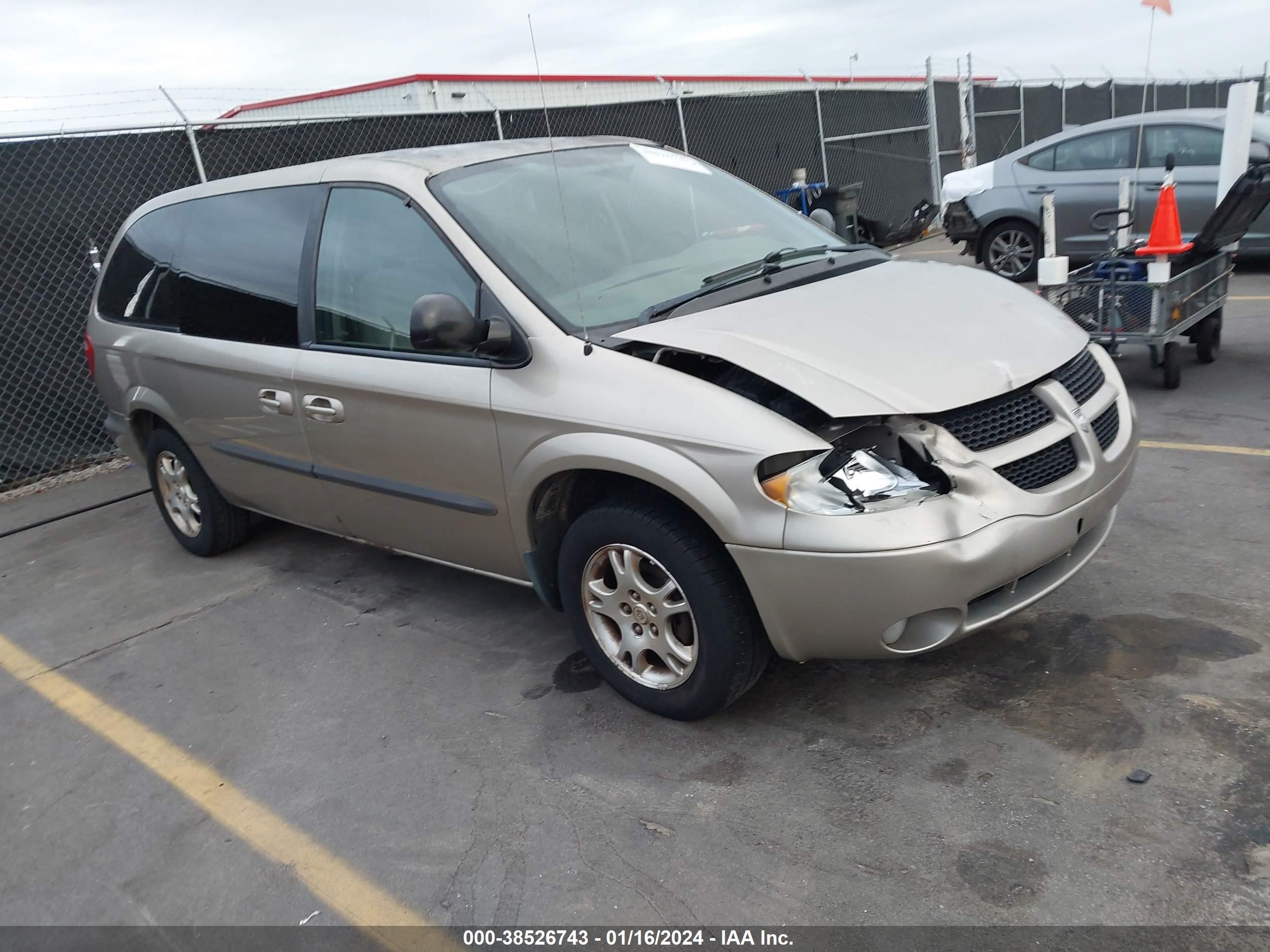 DODGE CARAVAN 2003 2d8gp44l93r100664