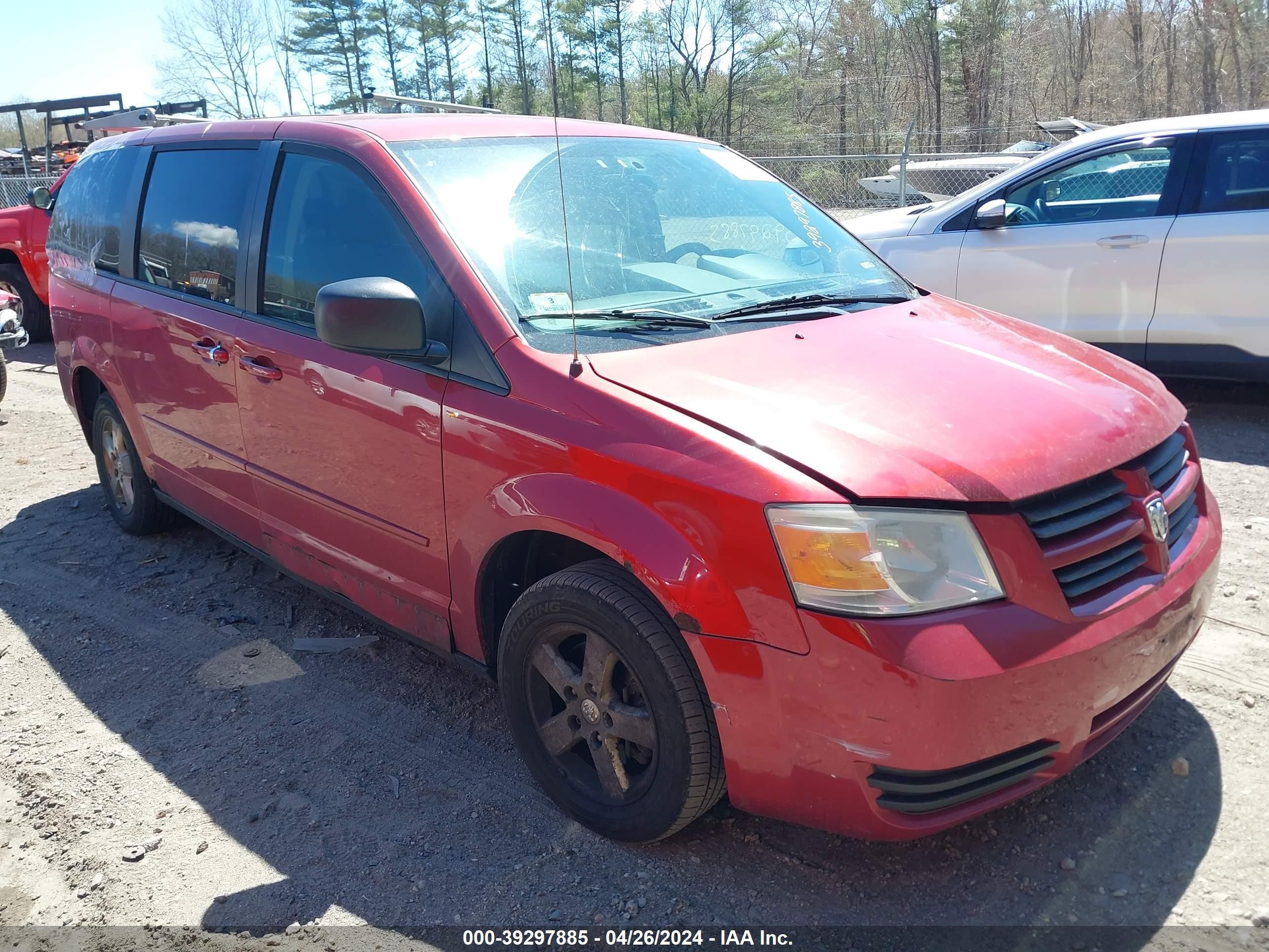 DODGE CARAVAN 2009 2d8hn44e09r575575